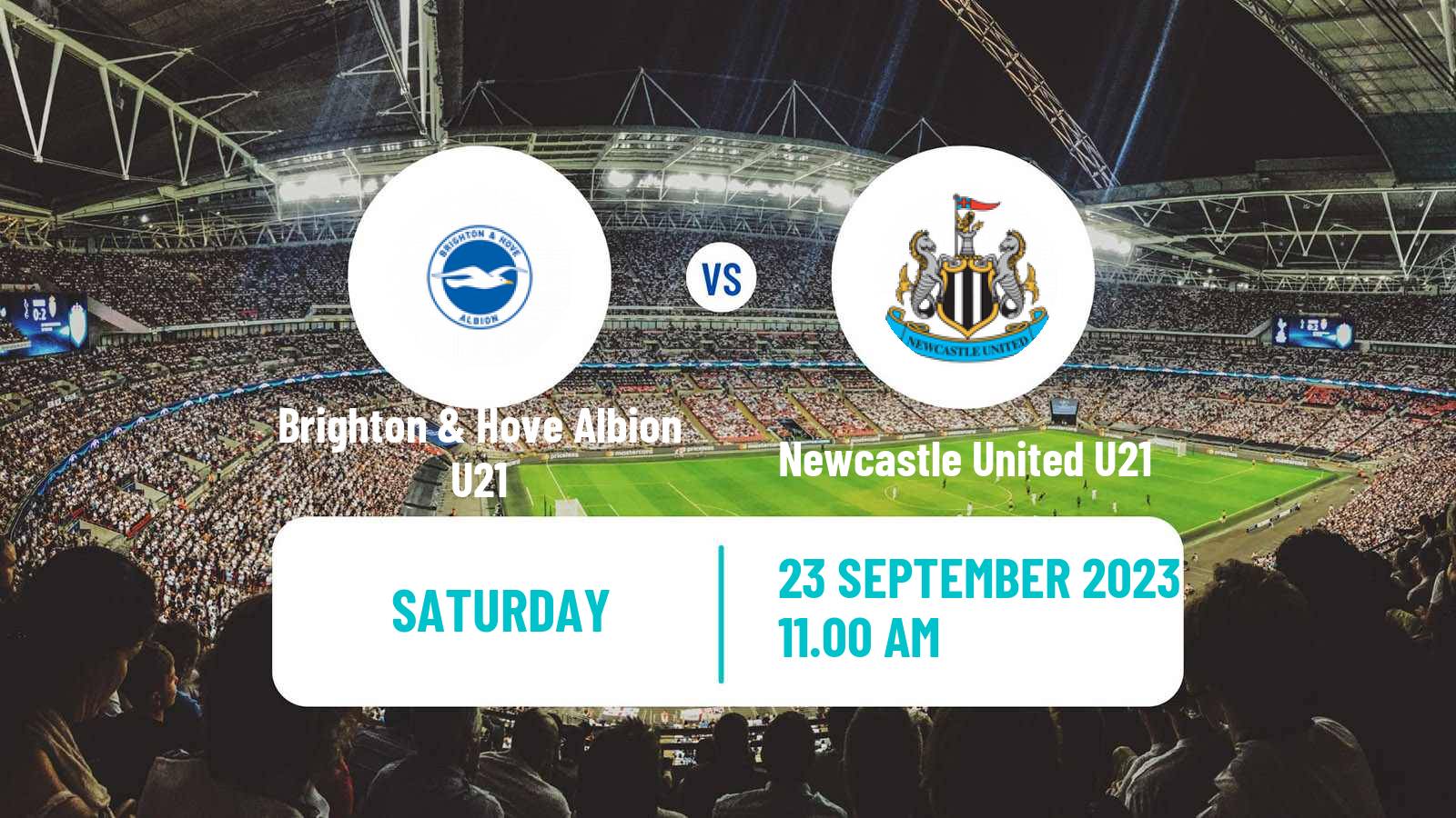 Soccer English Premier League 2 Brighton & Hove Albion U21 - Newcastle United U21