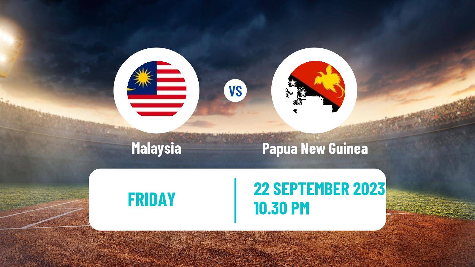 Cricket T20 Tri-Nation Series Malaysia - Papua New Guinea