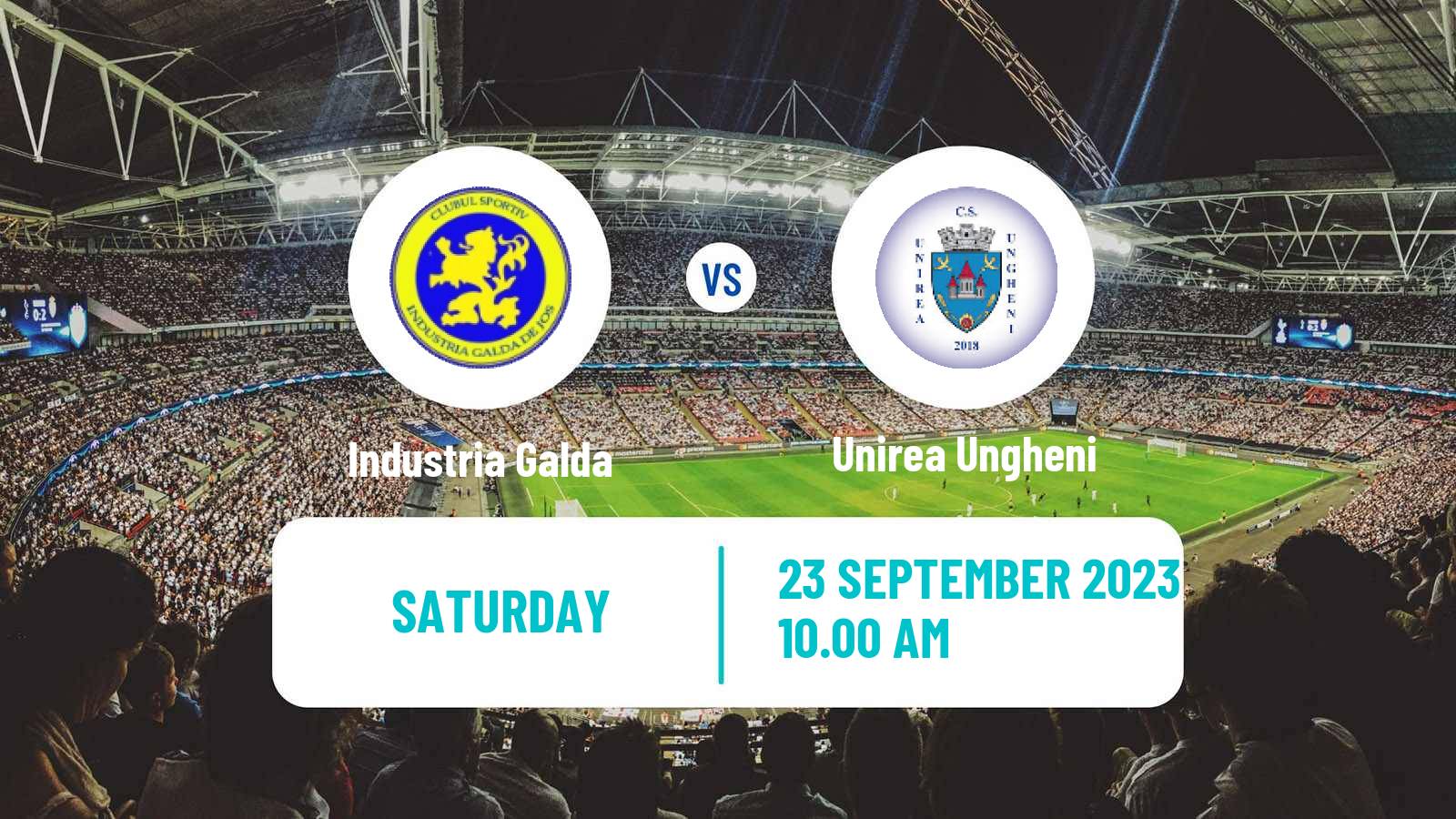 Soccer Romanian Liga 3 - Seria 9 Industria Galda - Unirea Ungheni