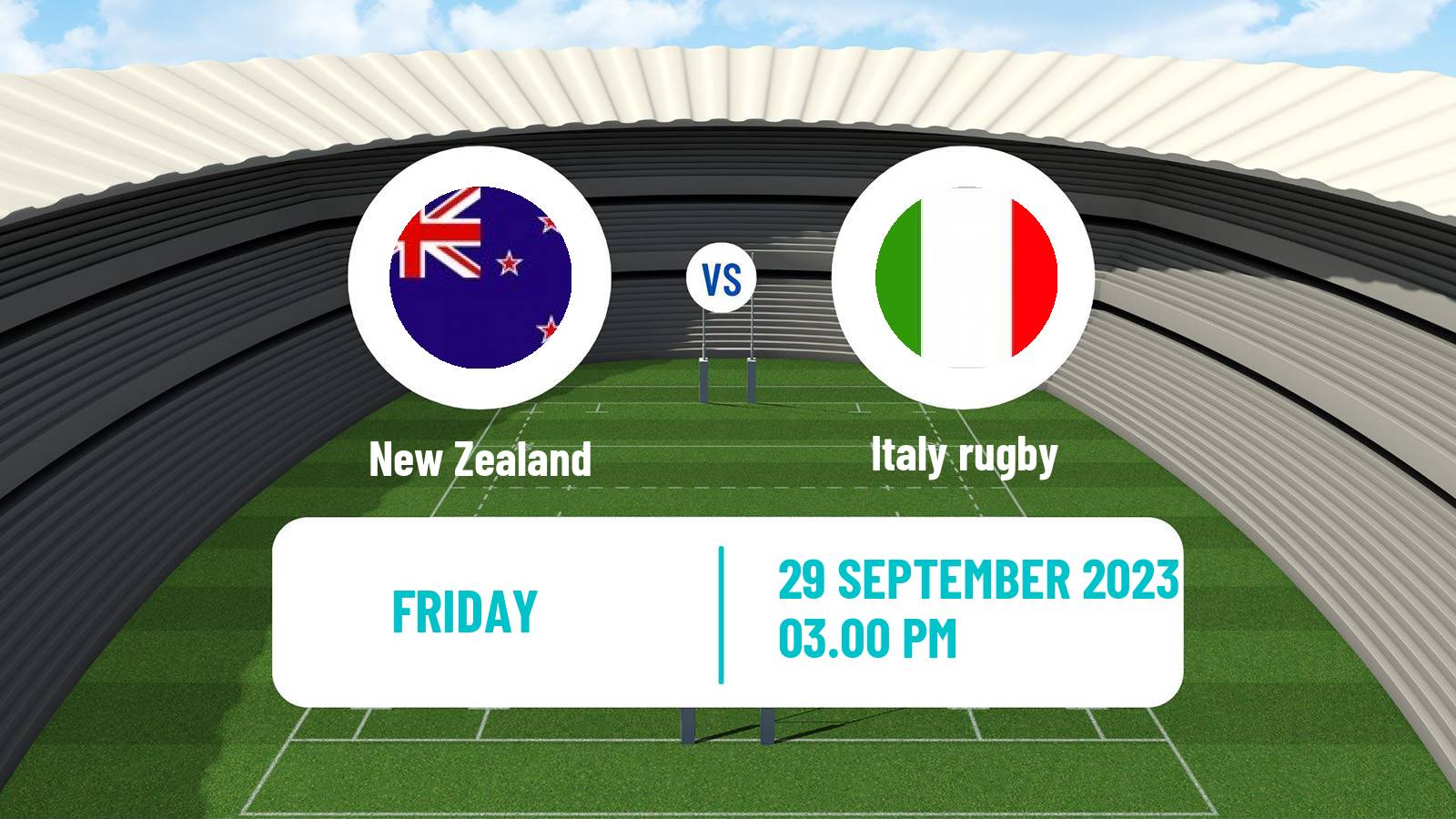 Rugby union Rugby World Cup New Zealand - Italy
