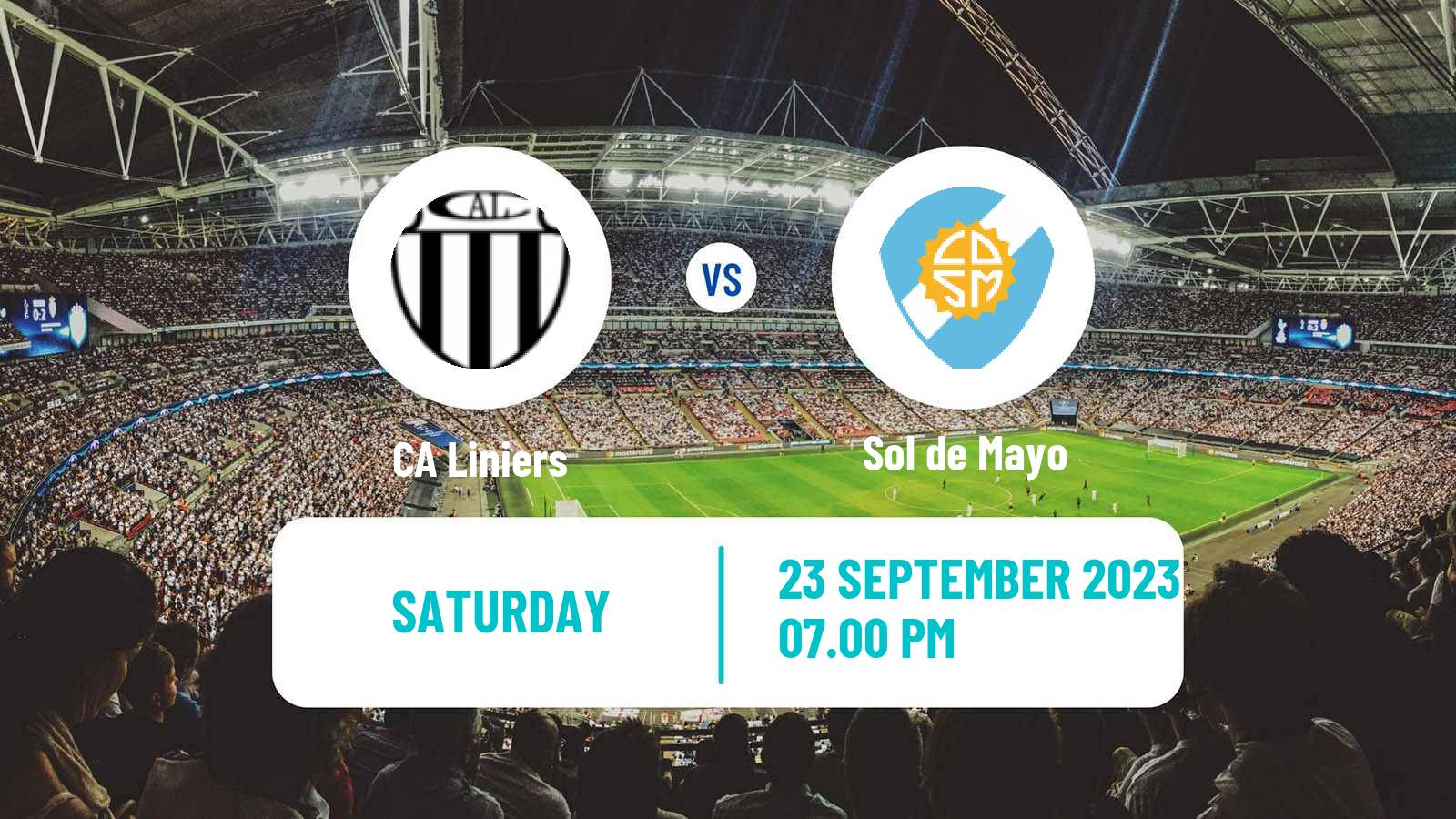 Soccer Argentinian Torneo Federal CA Liniers - Sol de Mayo