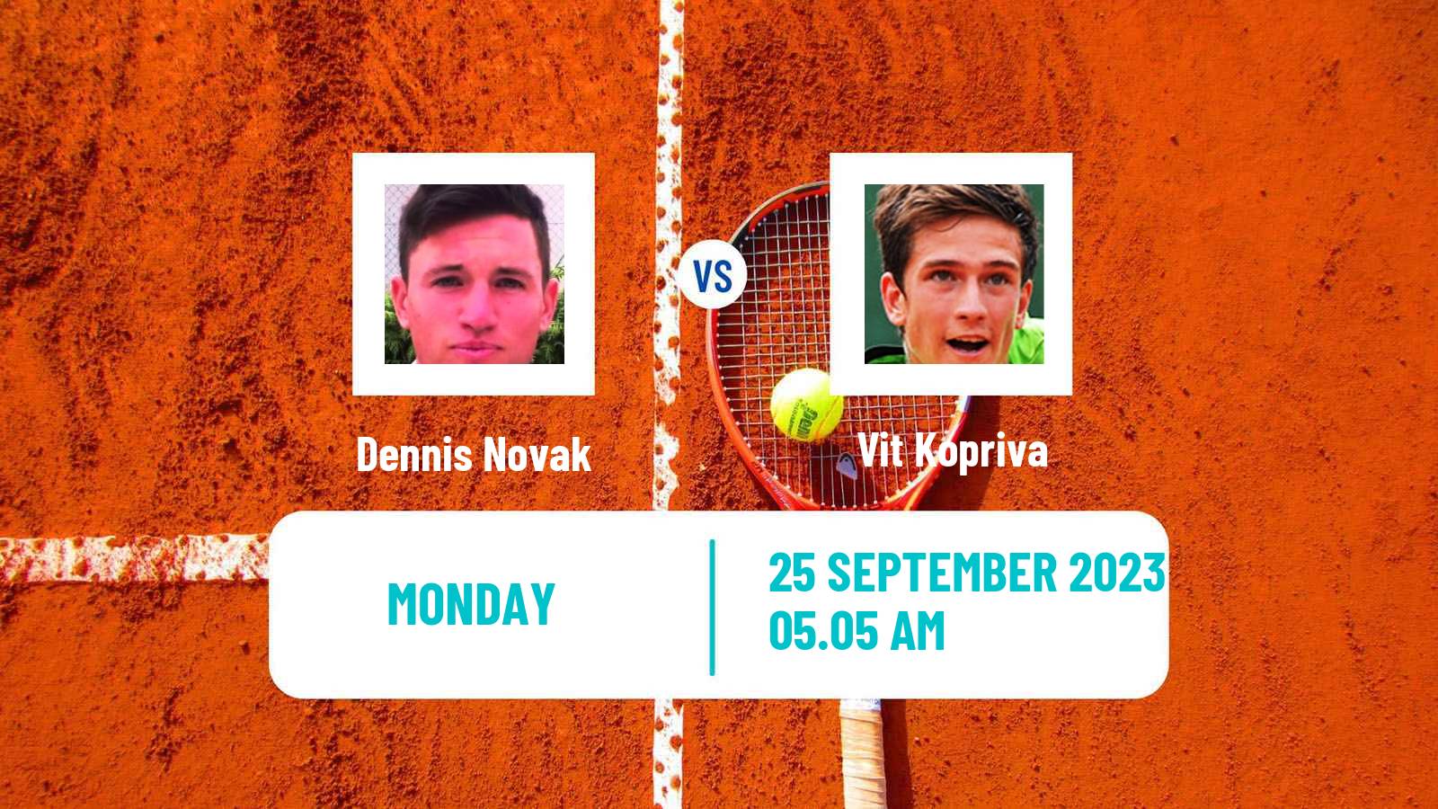 Tennis Bad Waltersdorf Challenger Men Dennis Novak - Vit Kopriva