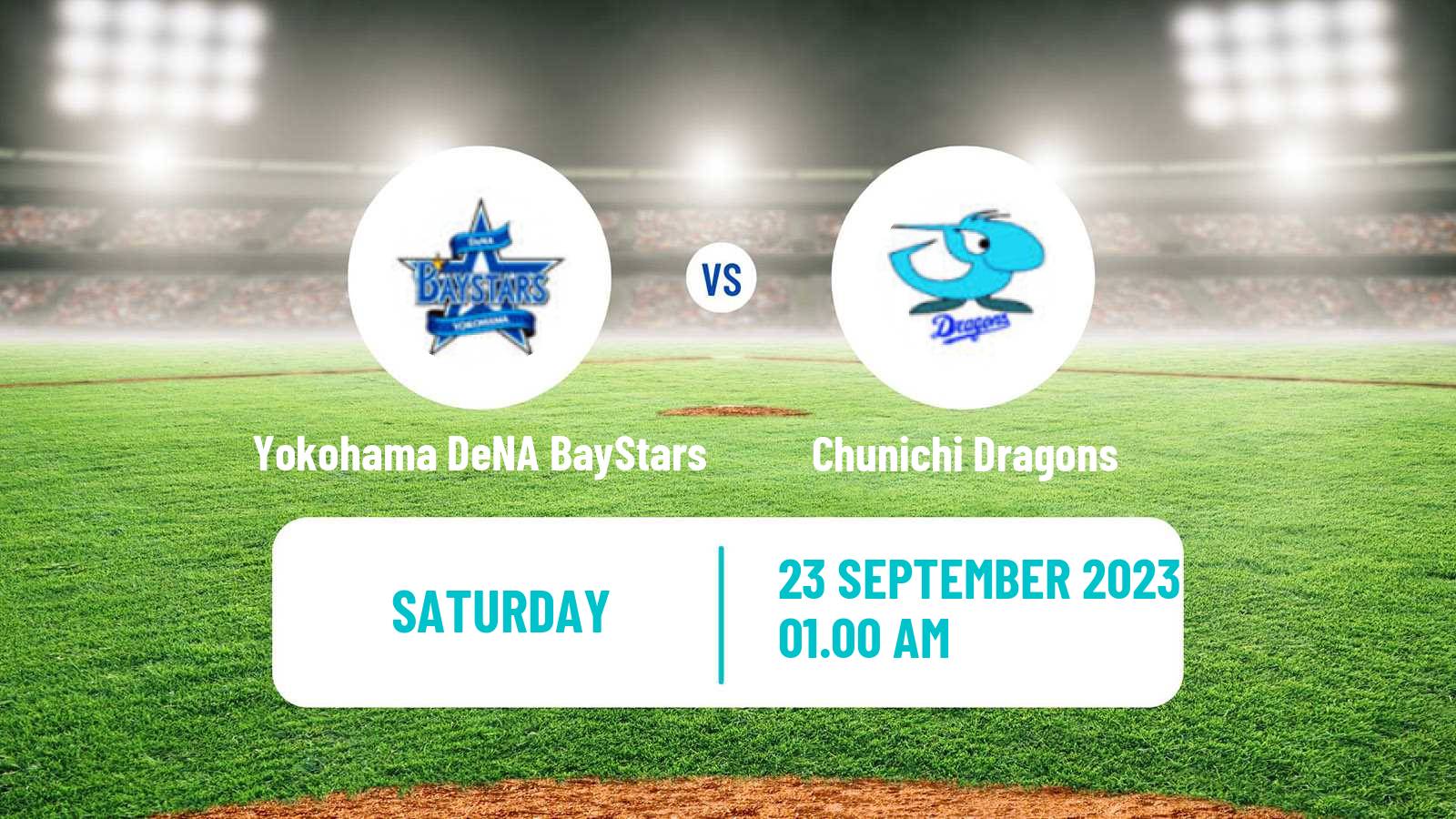 Yokohama DeNA BayStars Chunichi Dragons predictions, where to watch, live