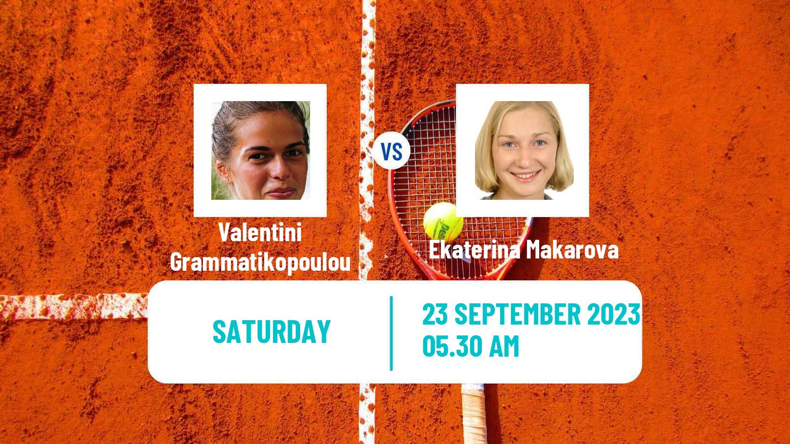Tennis ITF W25 Slobozia Women Valentini Grammatikopoulou - Ekaterina Makarova