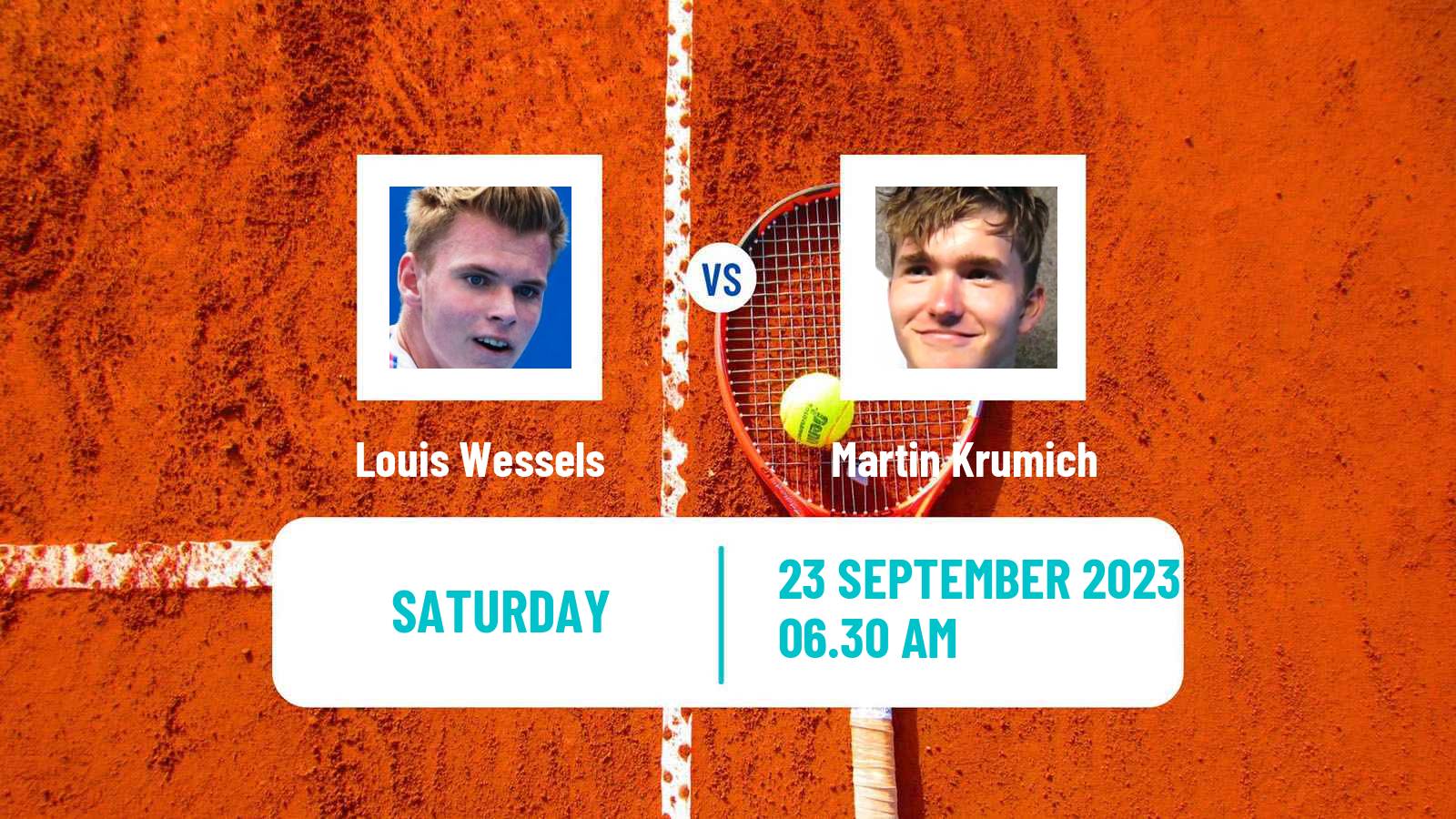 Tennis ITF M25 Pardubice Men Louis Wessels - Martin Krumich
