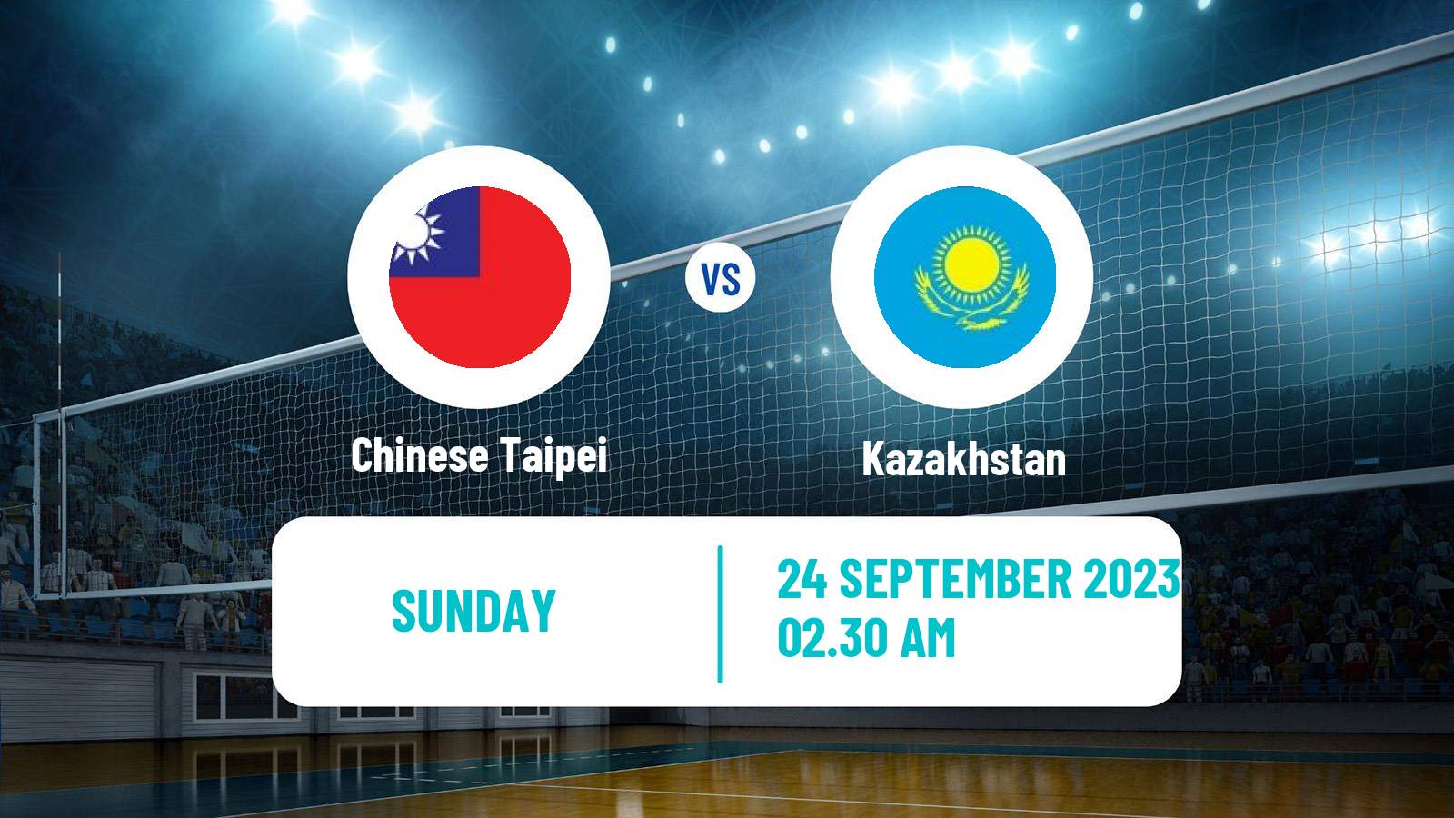 Volleyball Asian Games Volleyball Chinese Taipei - Kazakhstan
