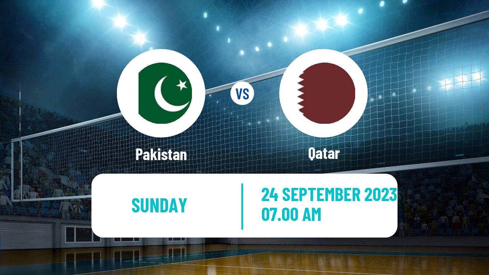 Volleyball Asian Games Volleyball Pakistan - Qatar