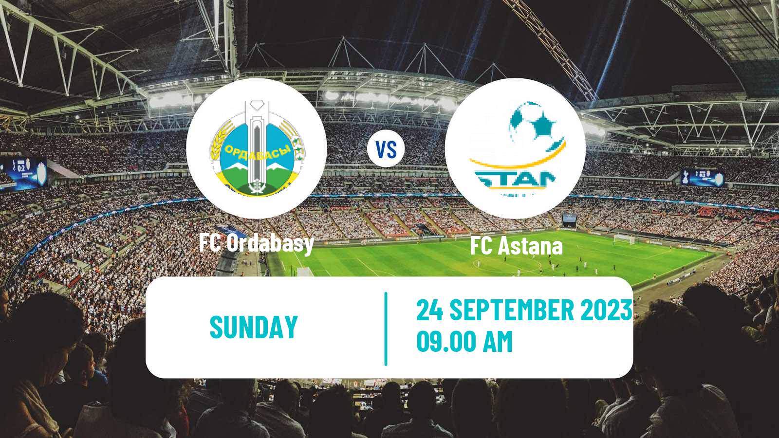 Soccer Kazakh Premier League Ordabasy - Astana