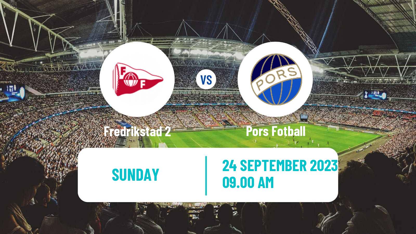 Soccer Norwegian Division 3 - Group 4 Fredrikstad 2 - Pors