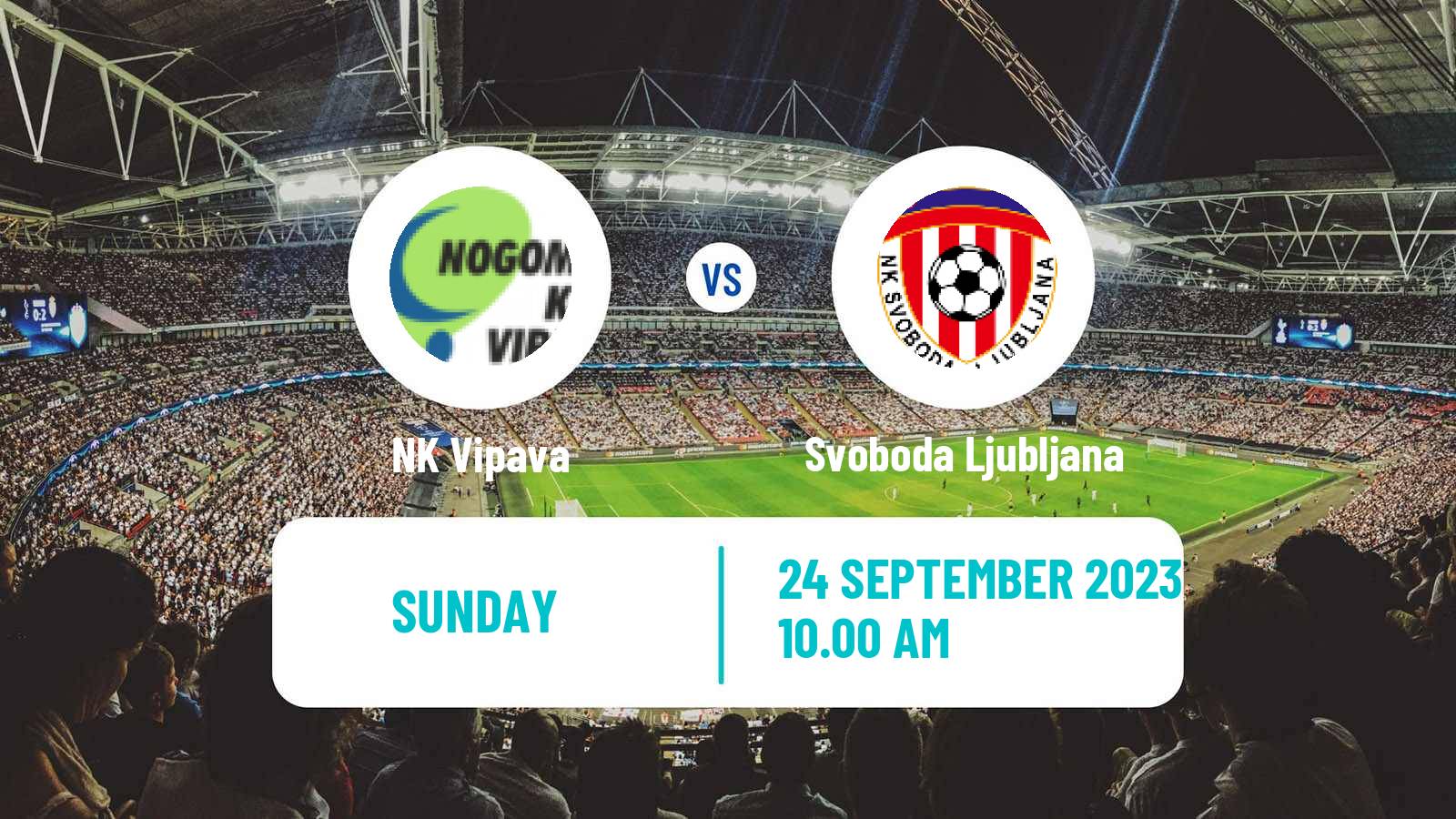 Soccer Slovenian 3 SNL West Vipava - Svoboda Ljubljana