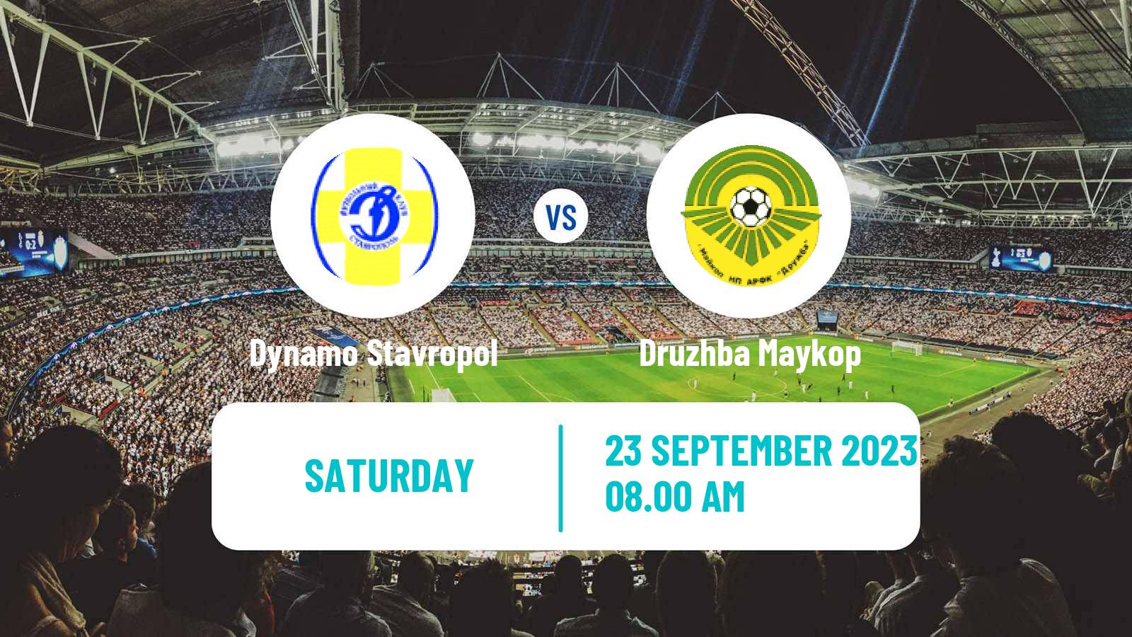 Soccer FNL 2 Division B Group 1 Dynamo Stavropol - Druzhba Maykop