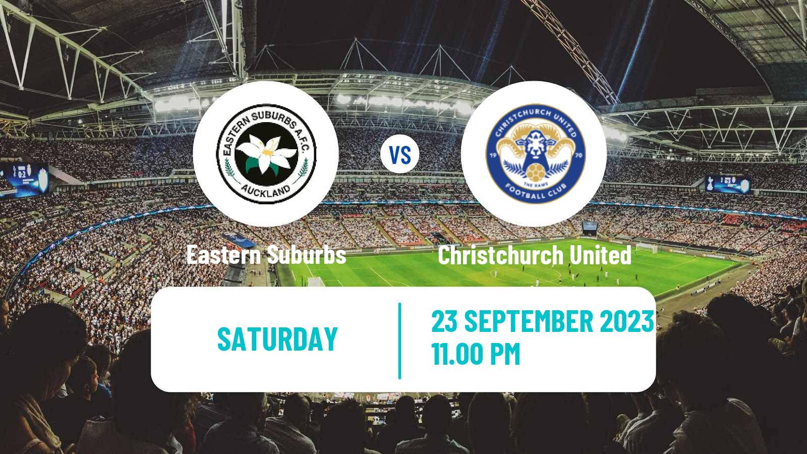 Soccer New Zealand National League Eastern Suburbs - Christchurch United