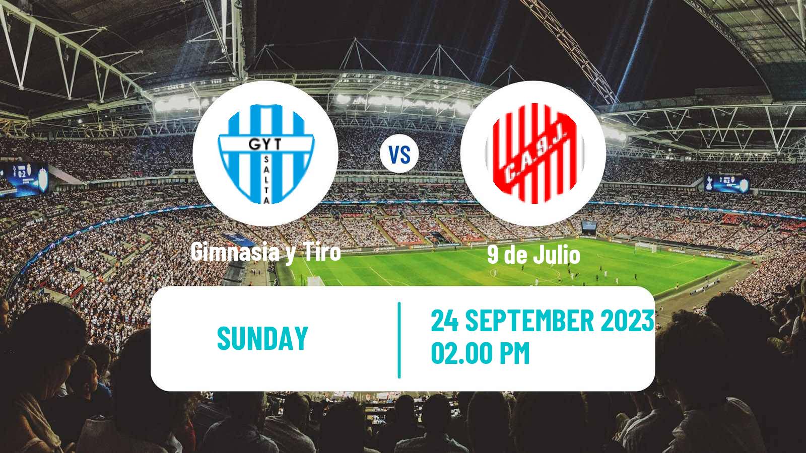 Soccer Argentinian Torneo Federal Gimnasia y Tiro - 9 de Julio