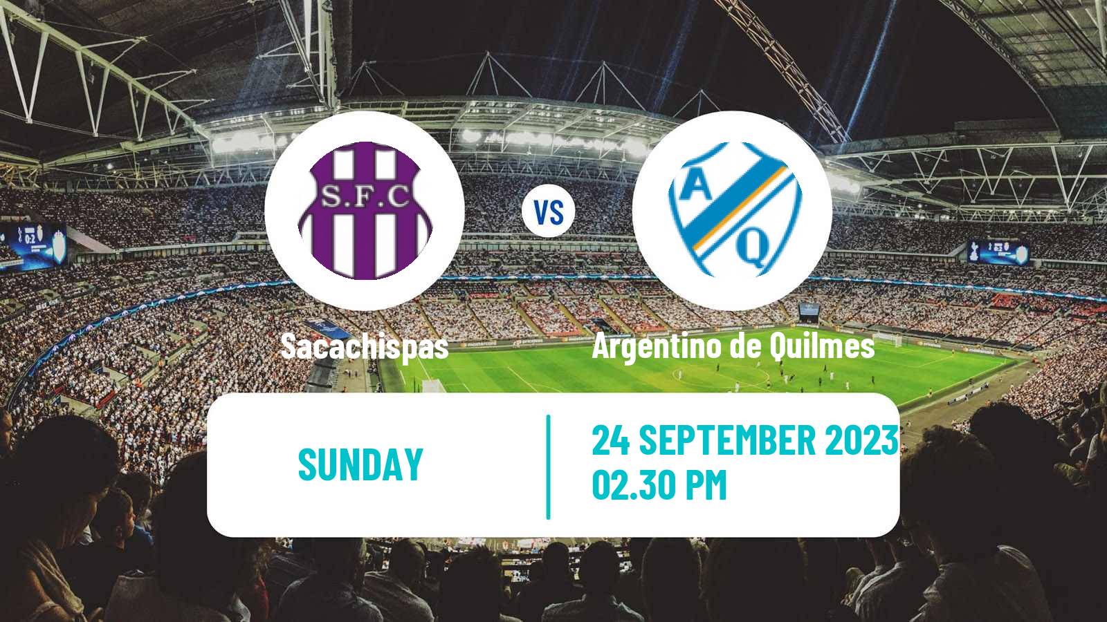 Soccer Argentinian Primera B Sacachispas - Argentino de Quilmes