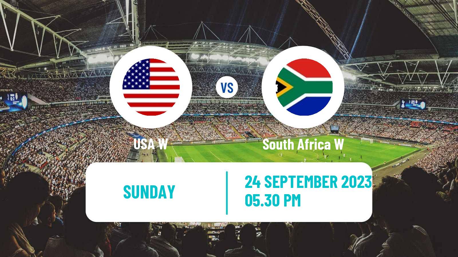 Soccer Friendly International Women USA W - South Africa W