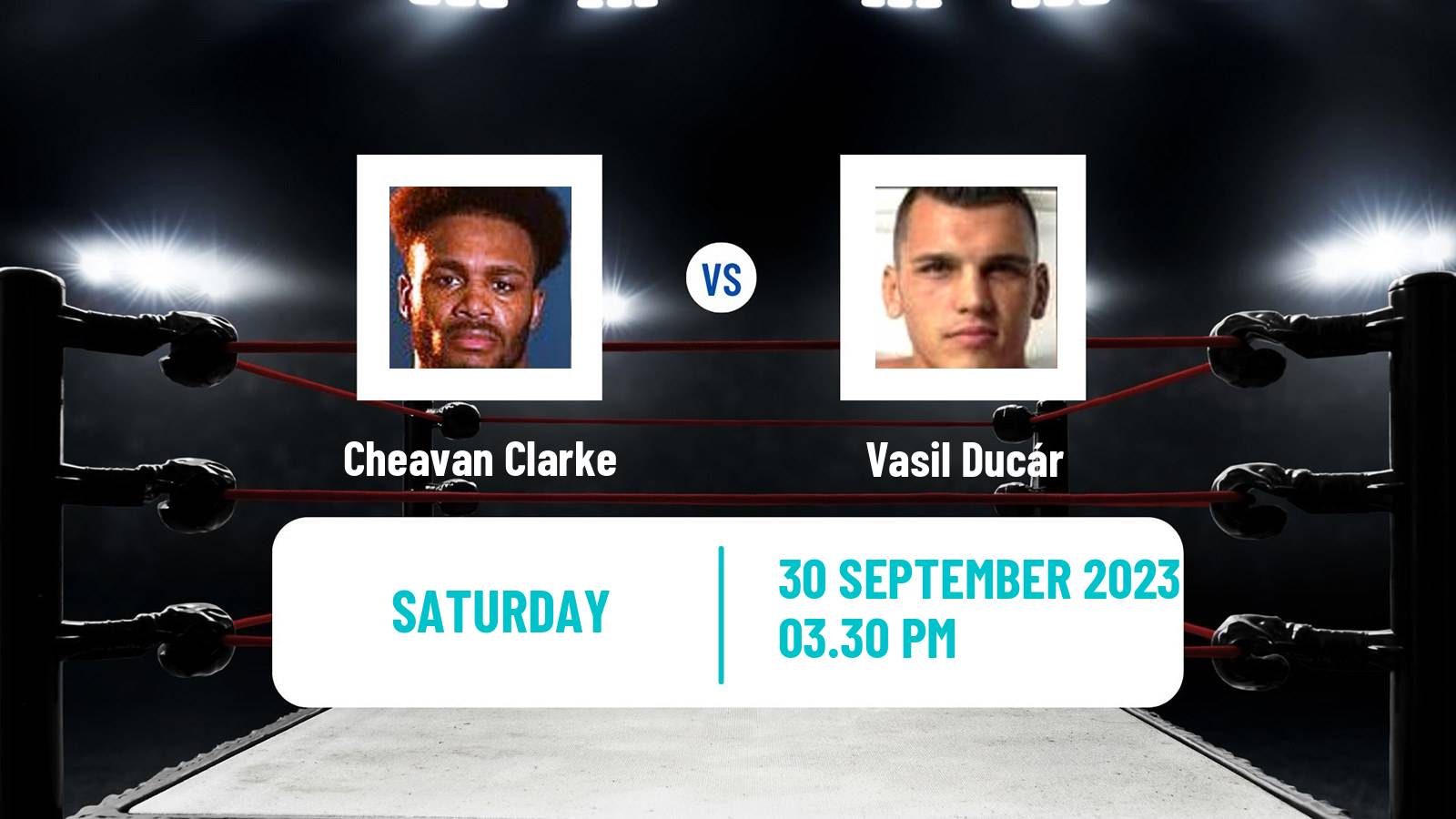 Boxing Cruiserweight IBF International Title Men Cheavan Clarke - Vasil Ducár