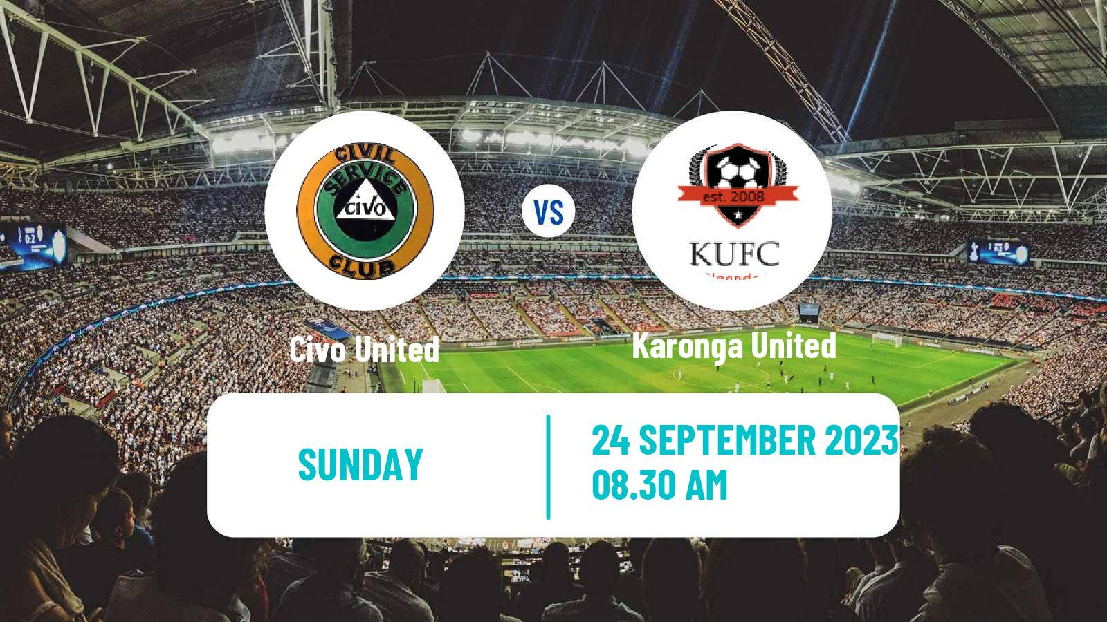 Soccer Malawi Premier Division Civo United - Karonga United