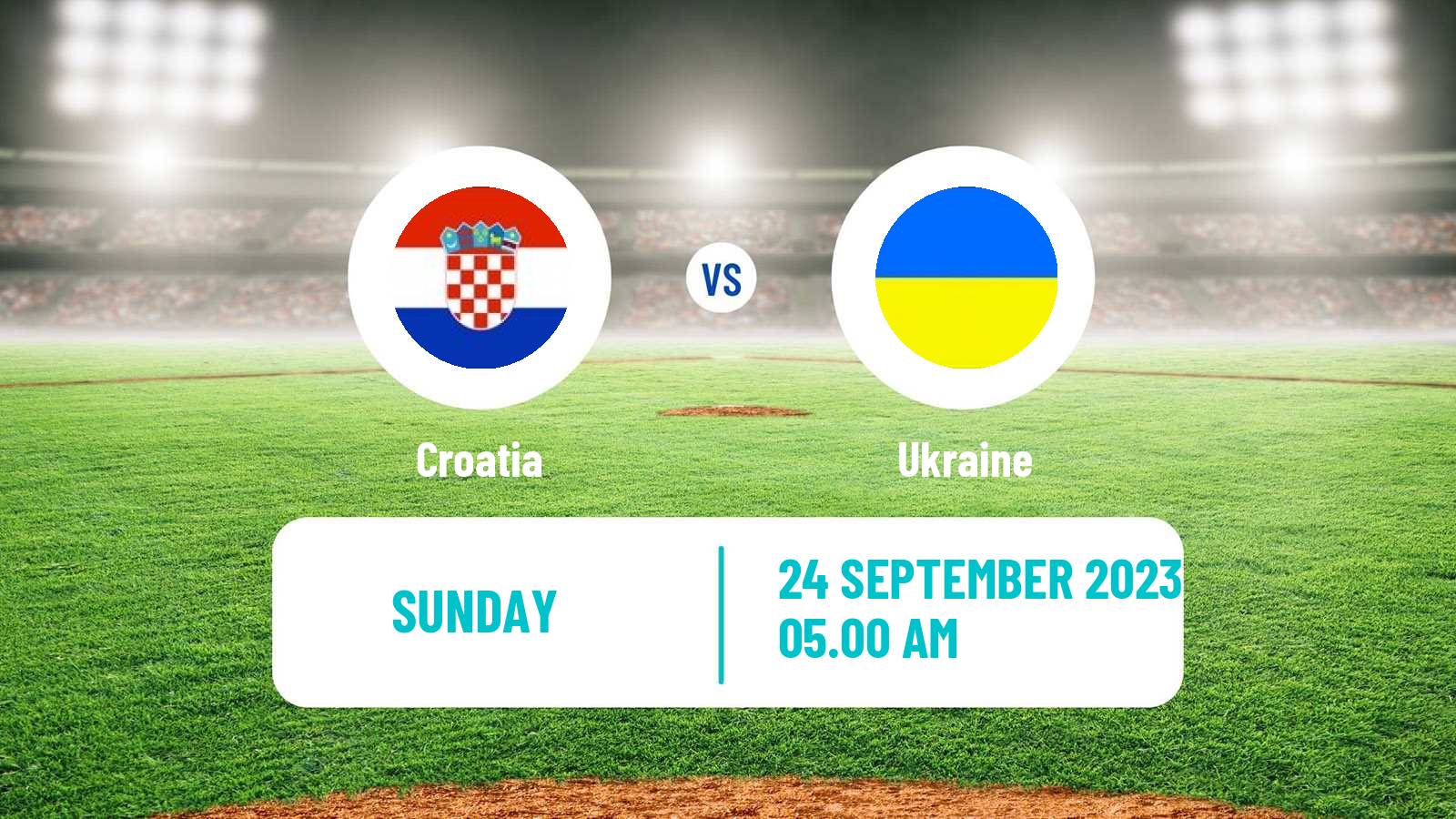 Baseball European Championship Baseball Croatia - Ukraine