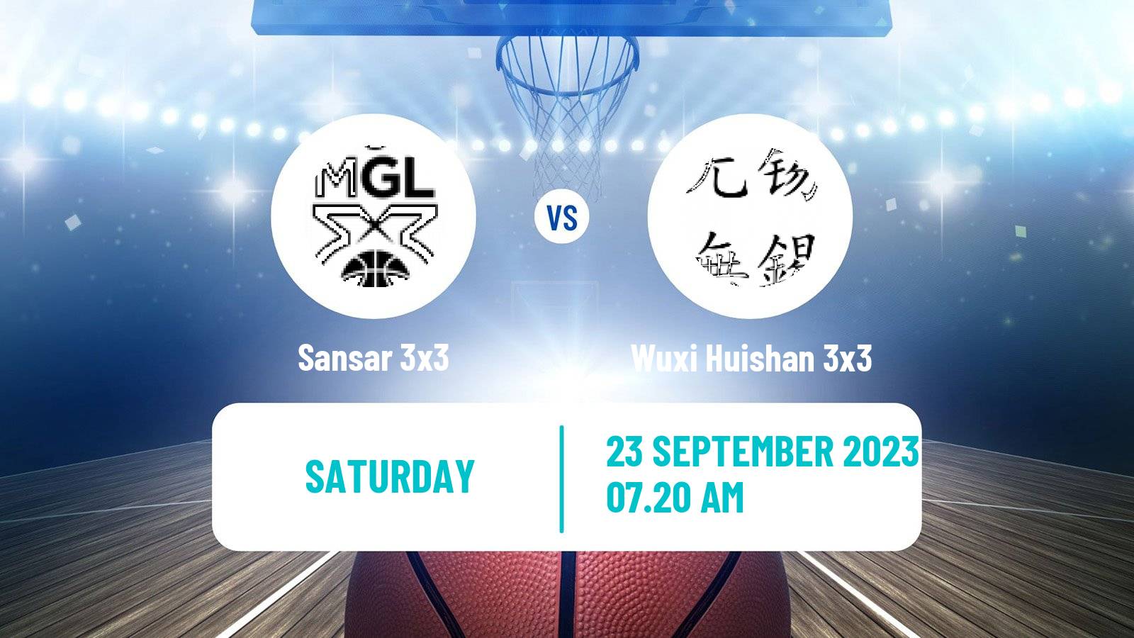 Basketball World Tour Сebu 3x3 Sansar 3x3 - Wuxi Huishan 3x3
