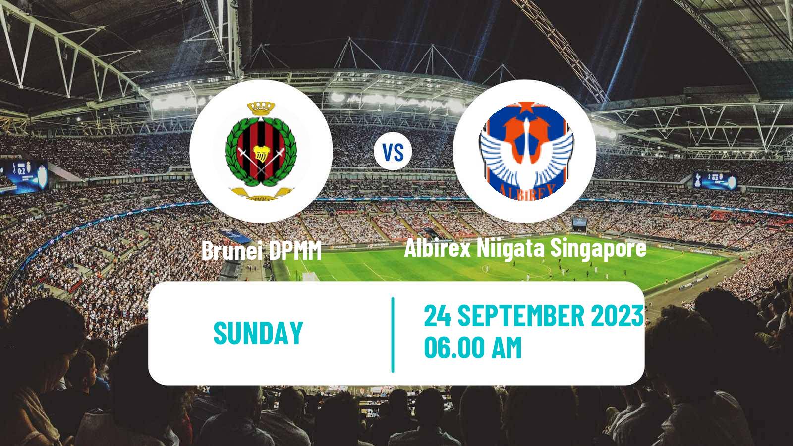 Soccer Singapore Cup Brunei DPMM - Albirex Niigata Singapore