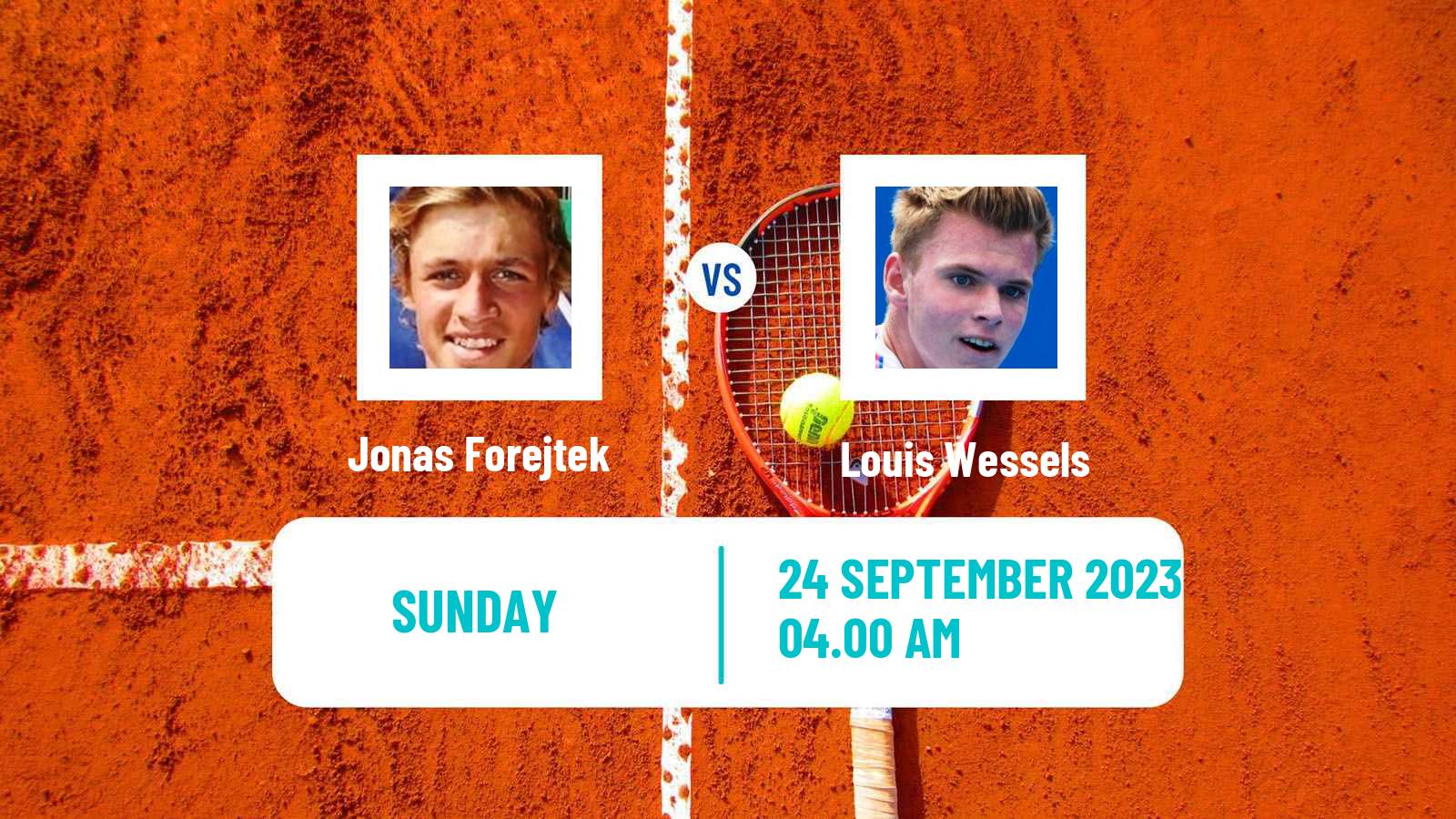 Tennis ITF M25 Pardubice Men Jonas Forejtek - Louis Wessels