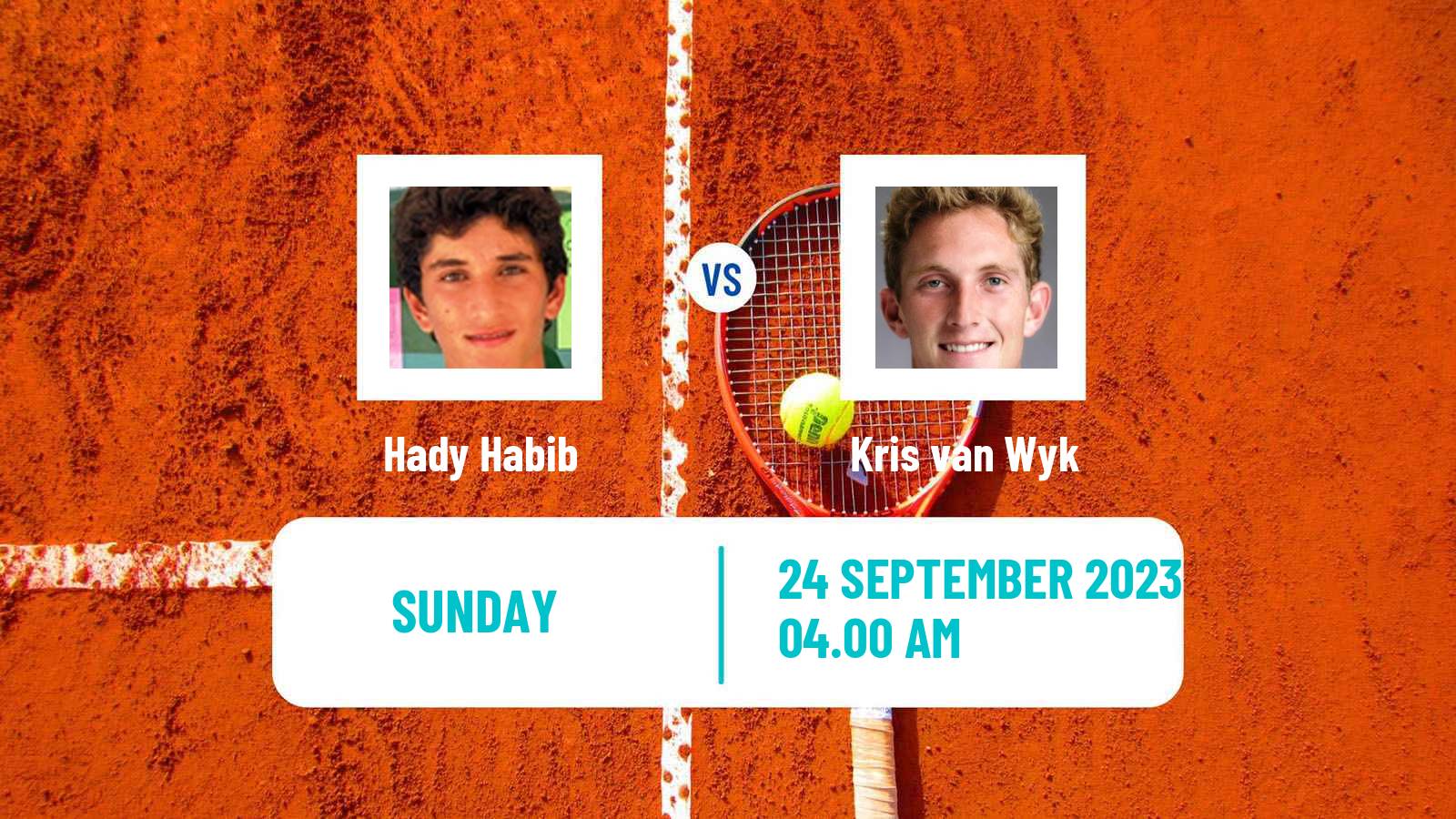 Tennis ITF M25 Sharm Elsheikh 3 Men Hady Habib - Kris van Wyk