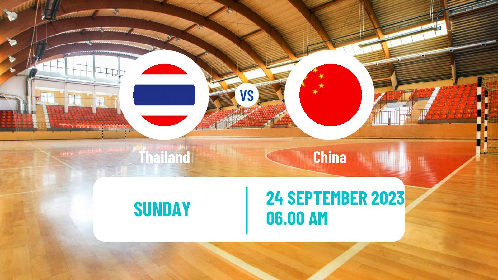 Handball Asian Games Handball Thailand - China