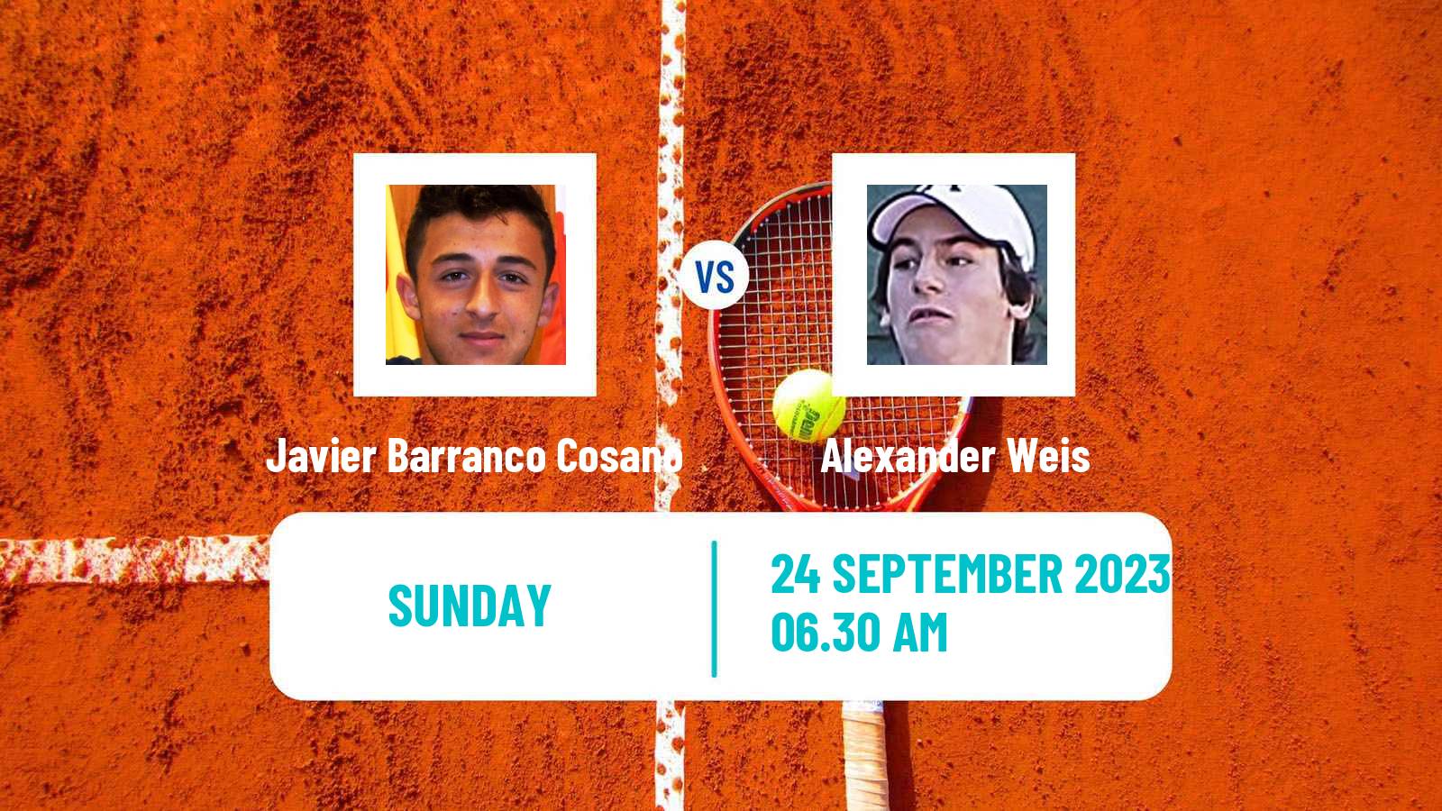 Tennis Braga Challenger Men 2023 Javier Barranco Cosano - Alexander Weis