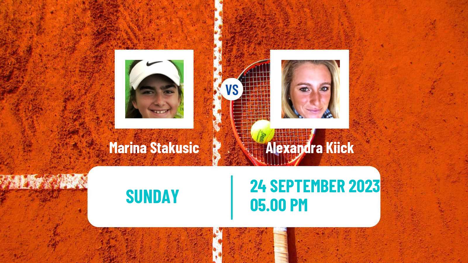 Tennis ITF W60 Berkeley Ca Women Marina Stakusic - Alexandra Kiick
