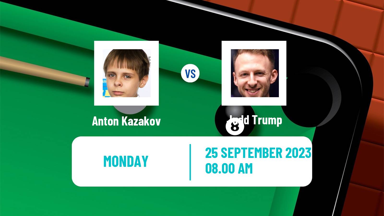 Snooker British Open Anton Kazakov - Judd Trump