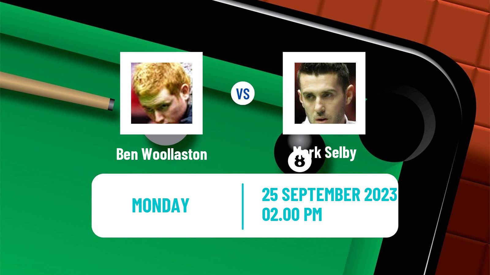 Snooker British Open Ben Woollaston - Mark Selby