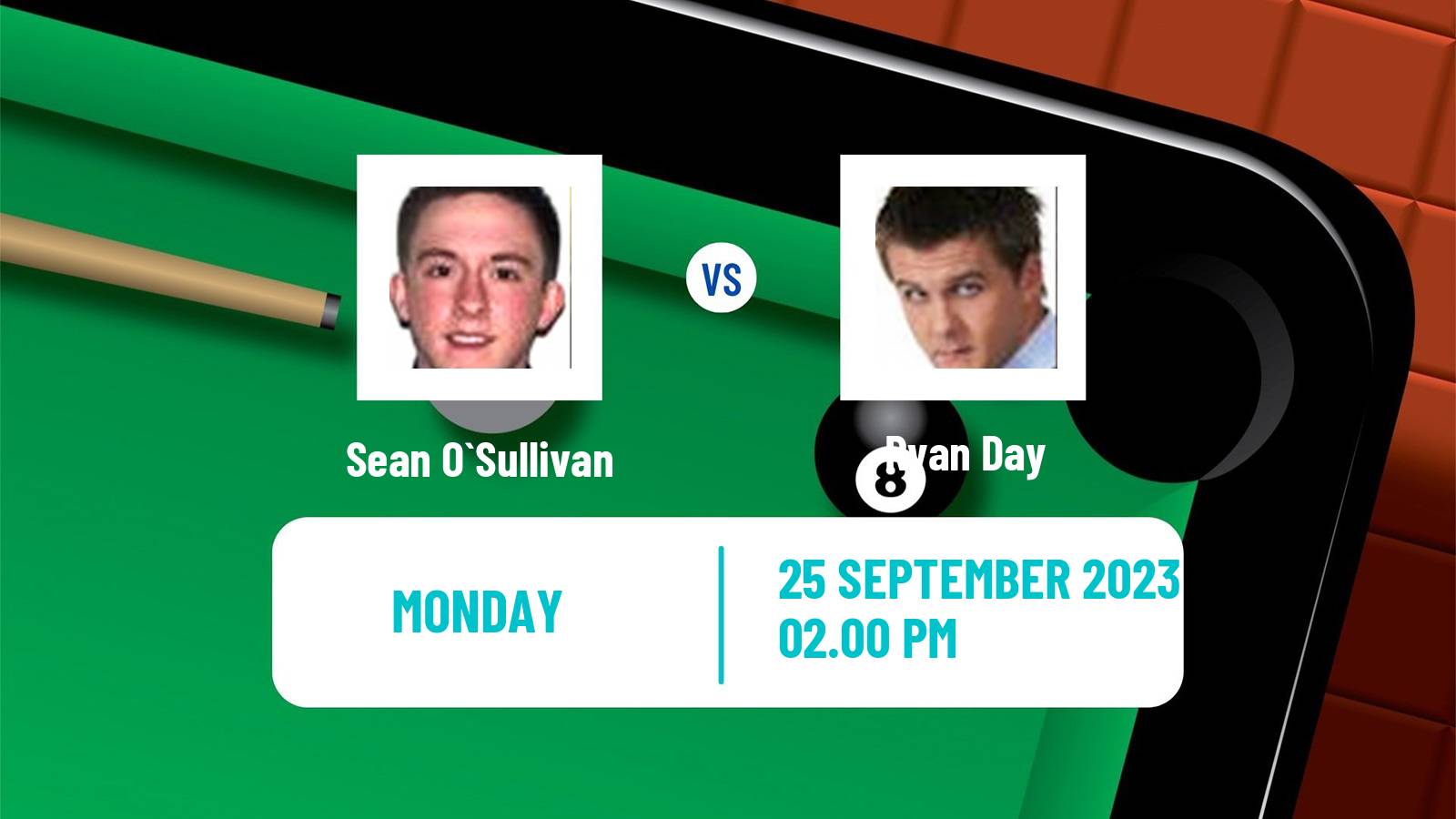 Snooker British Open Sean O`Sullivan - Ryan Day