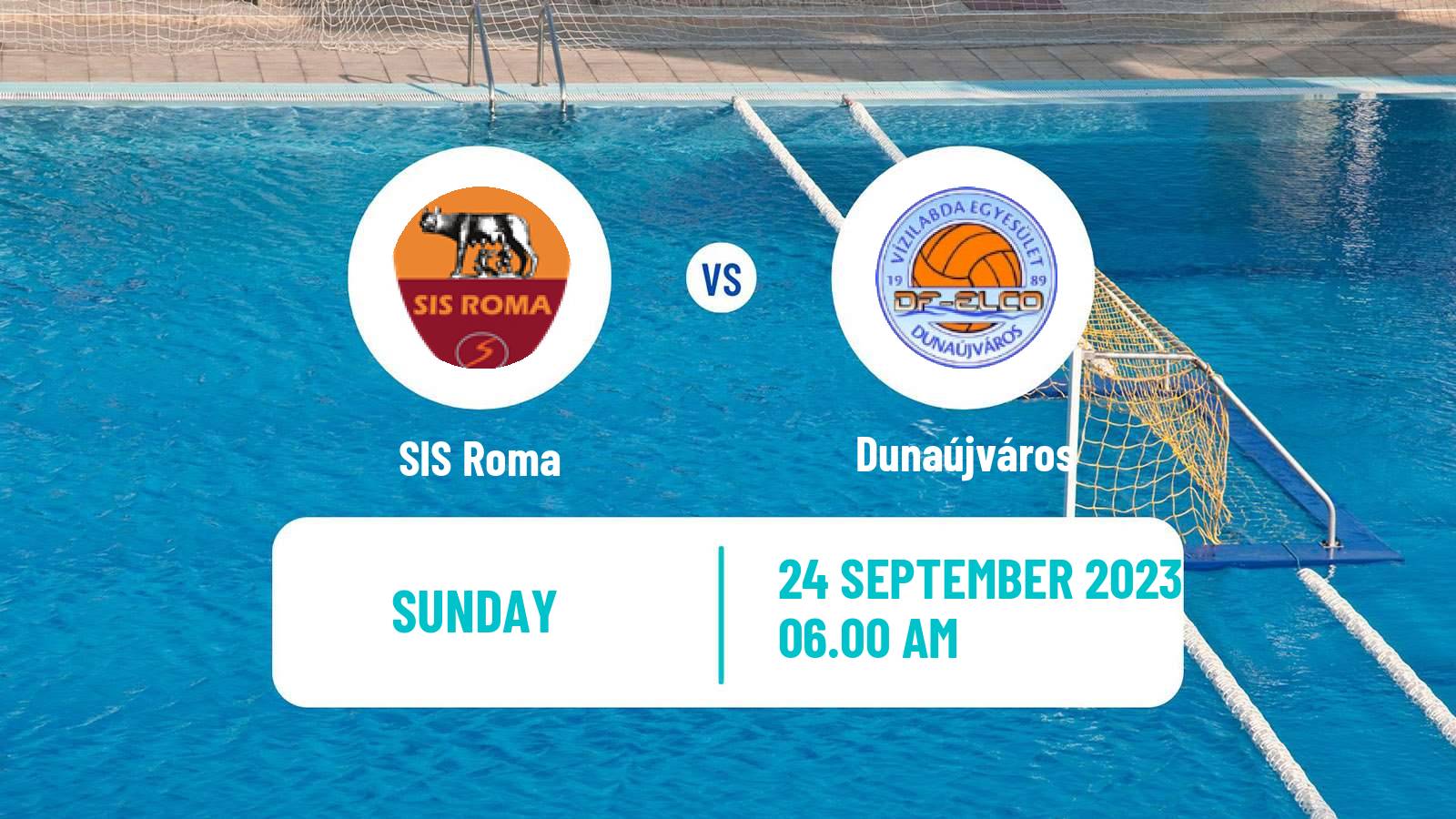 Water polo Champions League Water Polo Women SIS Roma - Dunaújváros
