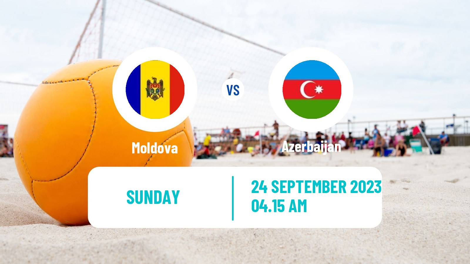 Beach soccer EBSL Superfinal Moldova - Azerbaijan