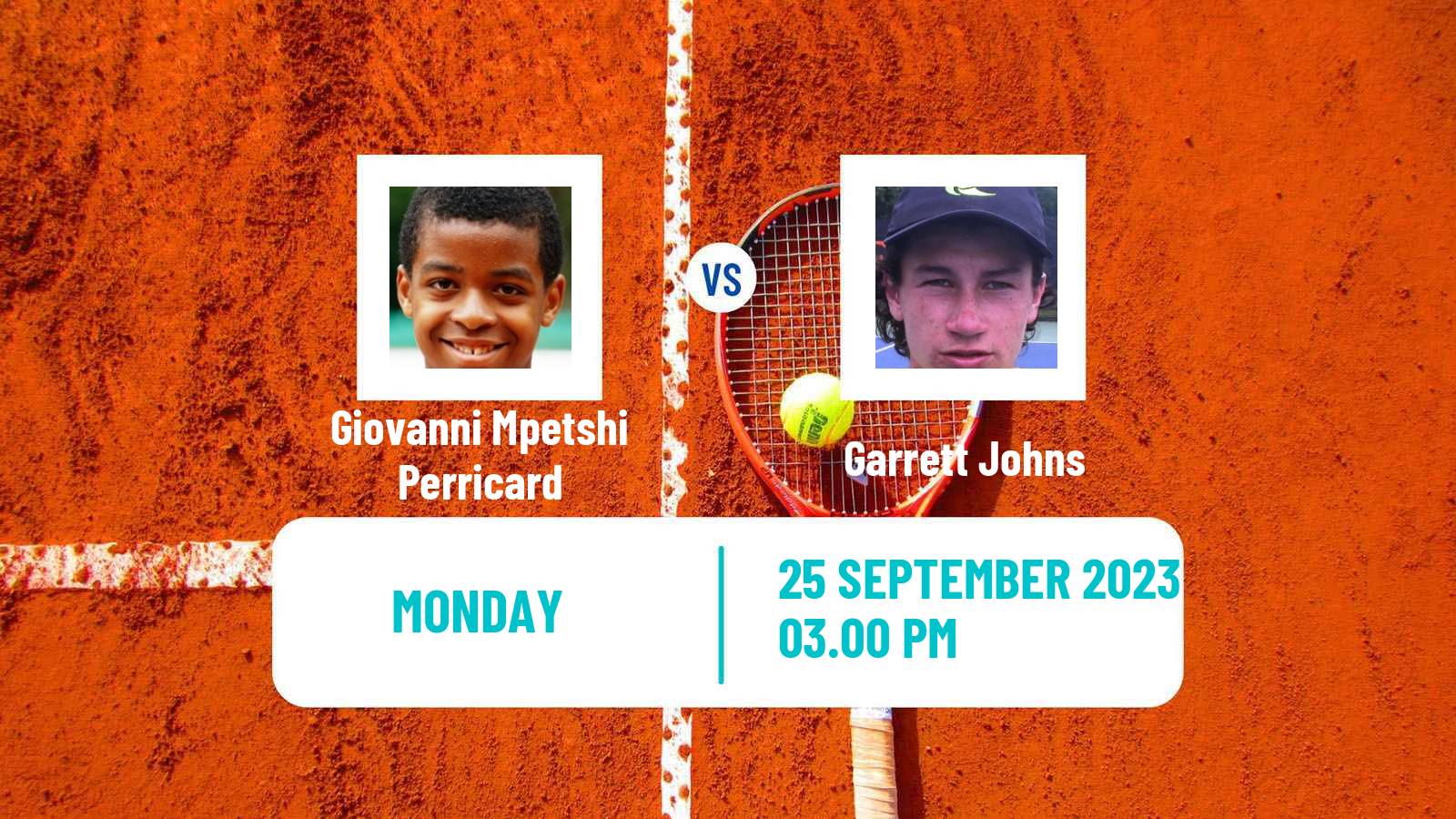 Tennis Charleston Challenger Men Giovanni Mpetshi Perricard - Garrett Johns