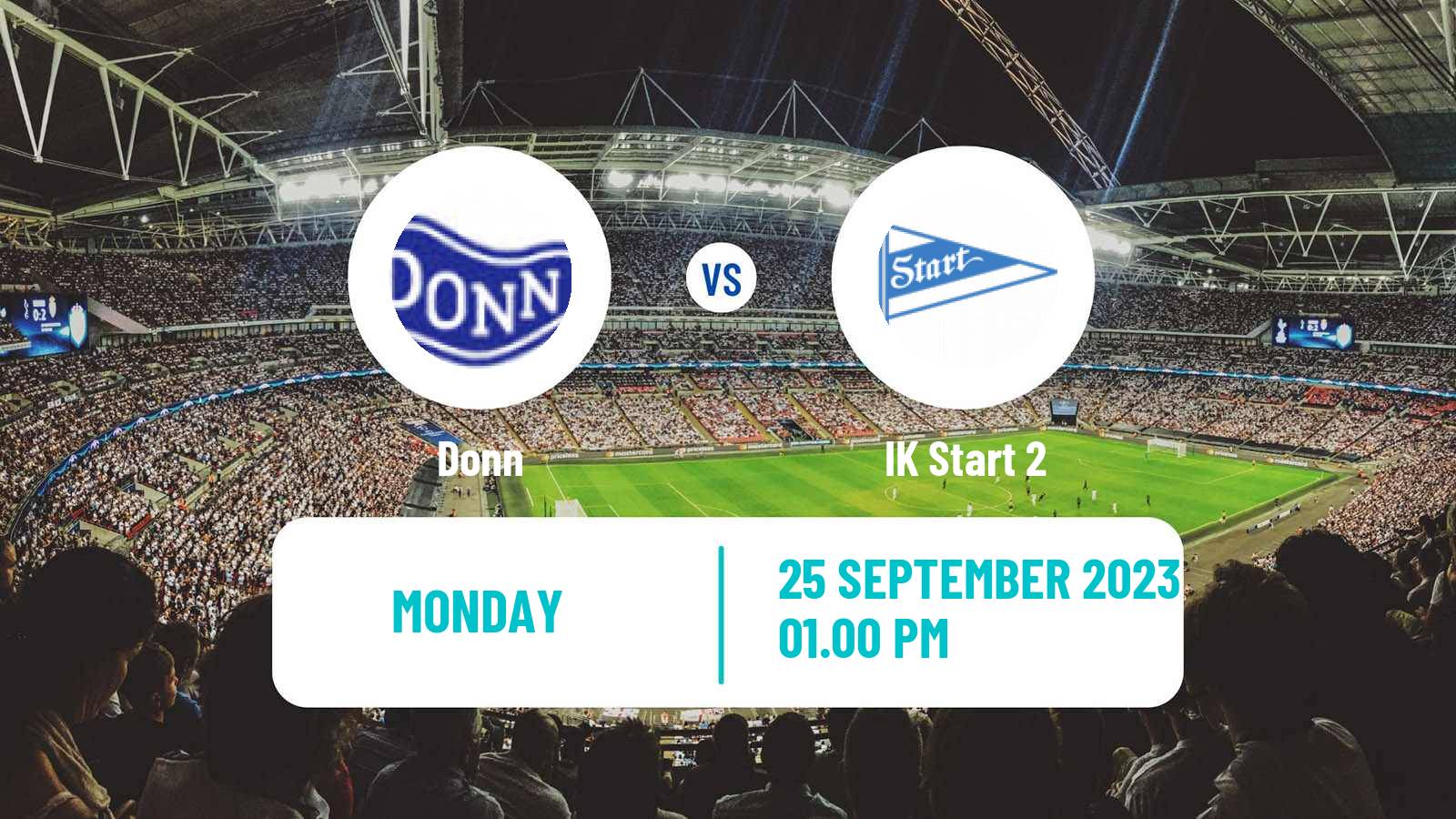 Soccer Norwegian Division 3 - Group 4 Donn - Start 2