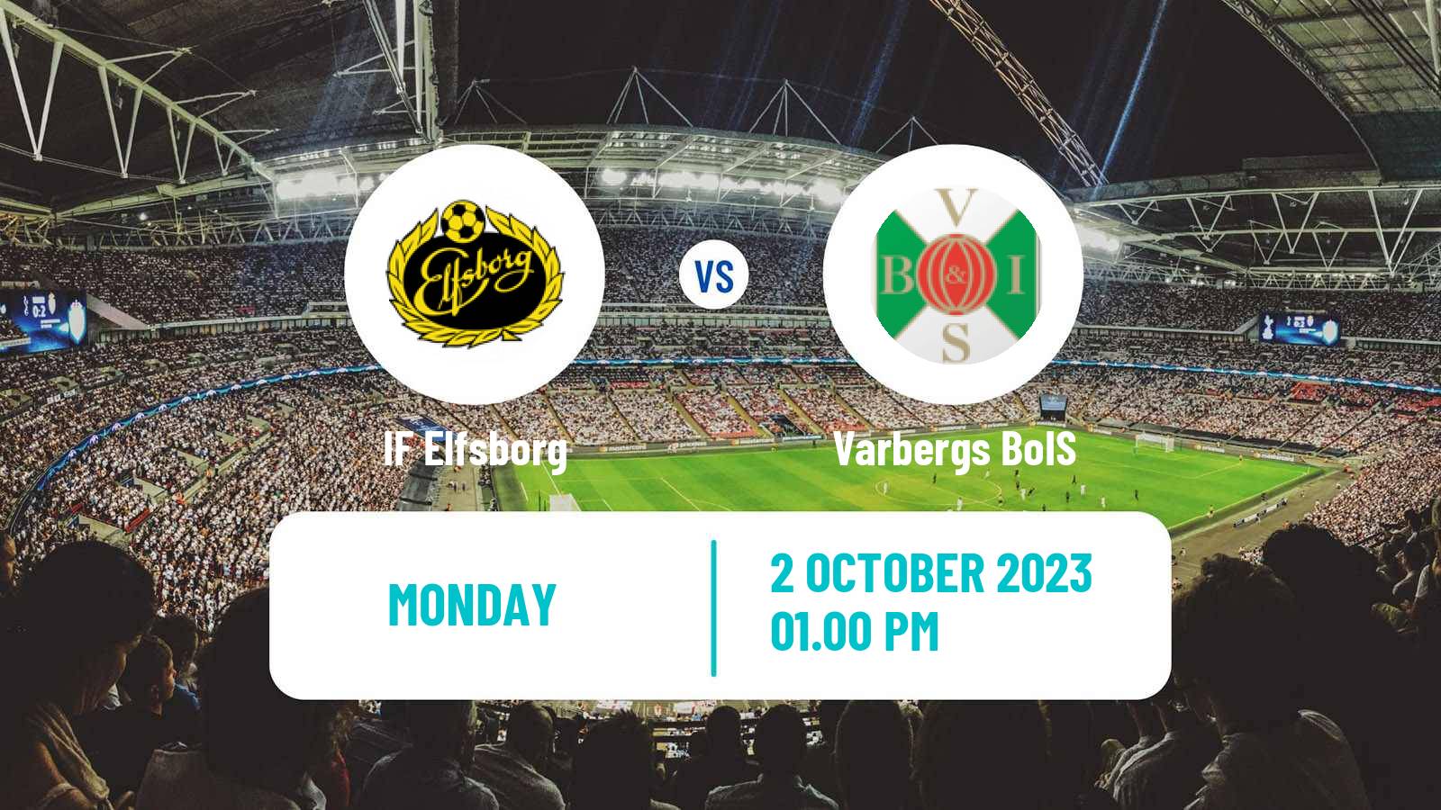 Soccer Swedish Allsvenskan Elfsborg - Varbergs BoIS