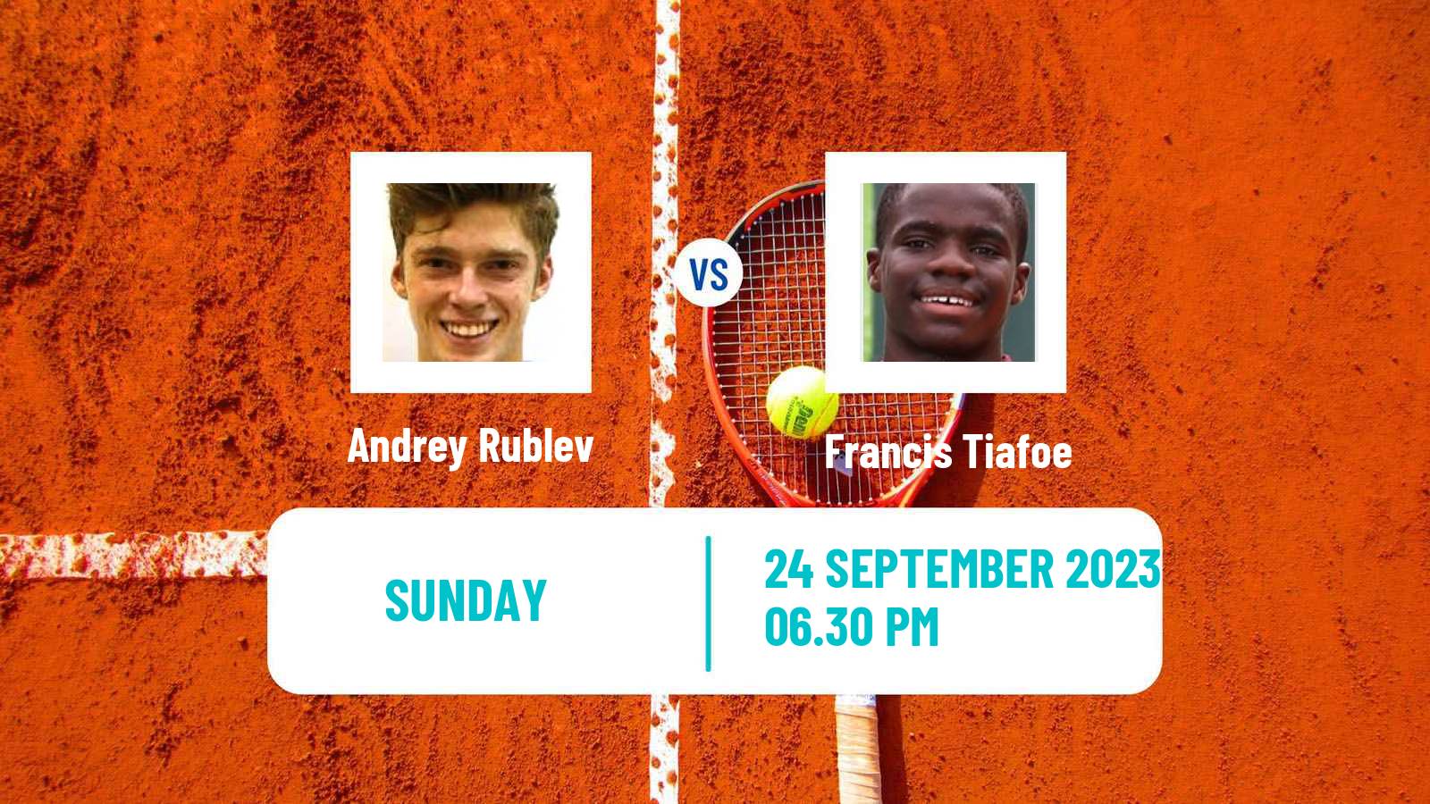 Tennis ATP Laver Cup Andrey Rublev - Francis Tiafoe