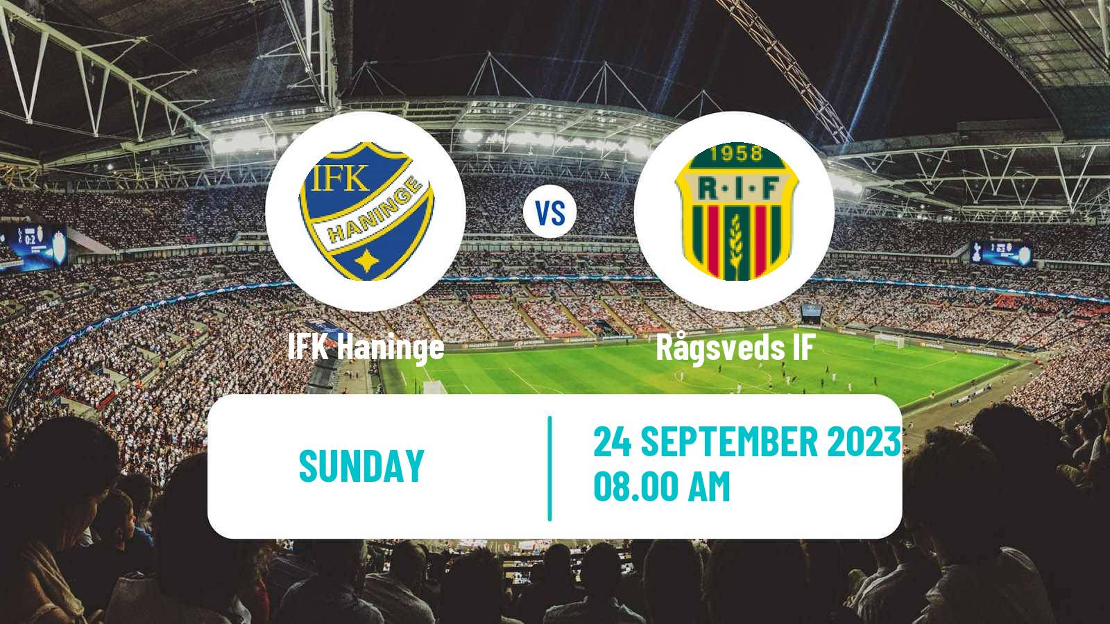 Soccer Swedish Division 2 - Södra Svealand Haninge - Rågsved