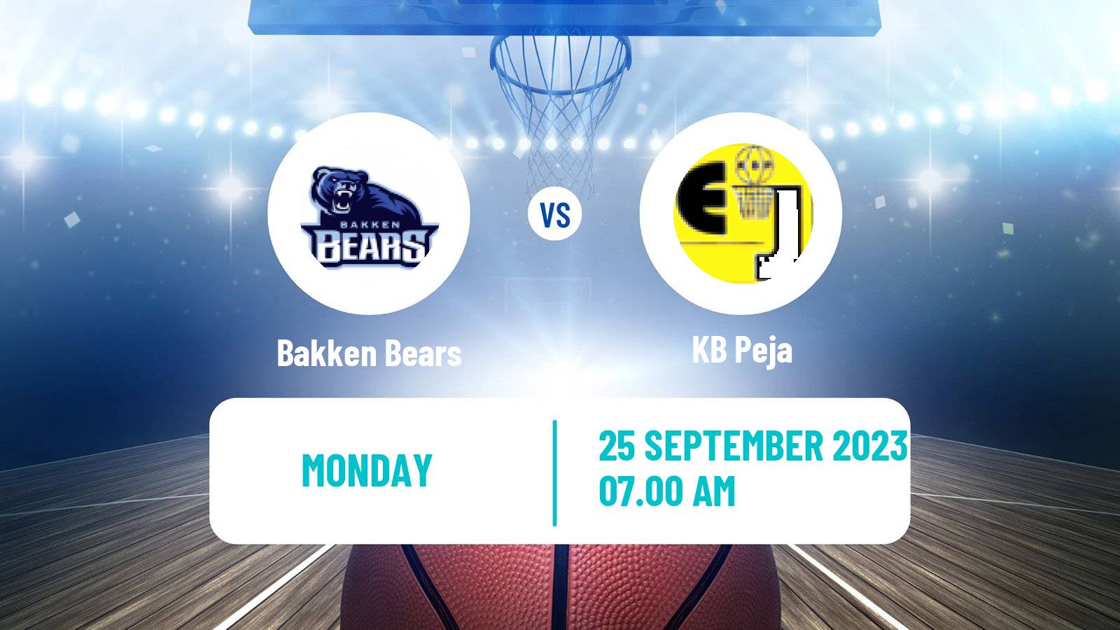 Basketball Champions League Basketball Bakken Bears - Peja