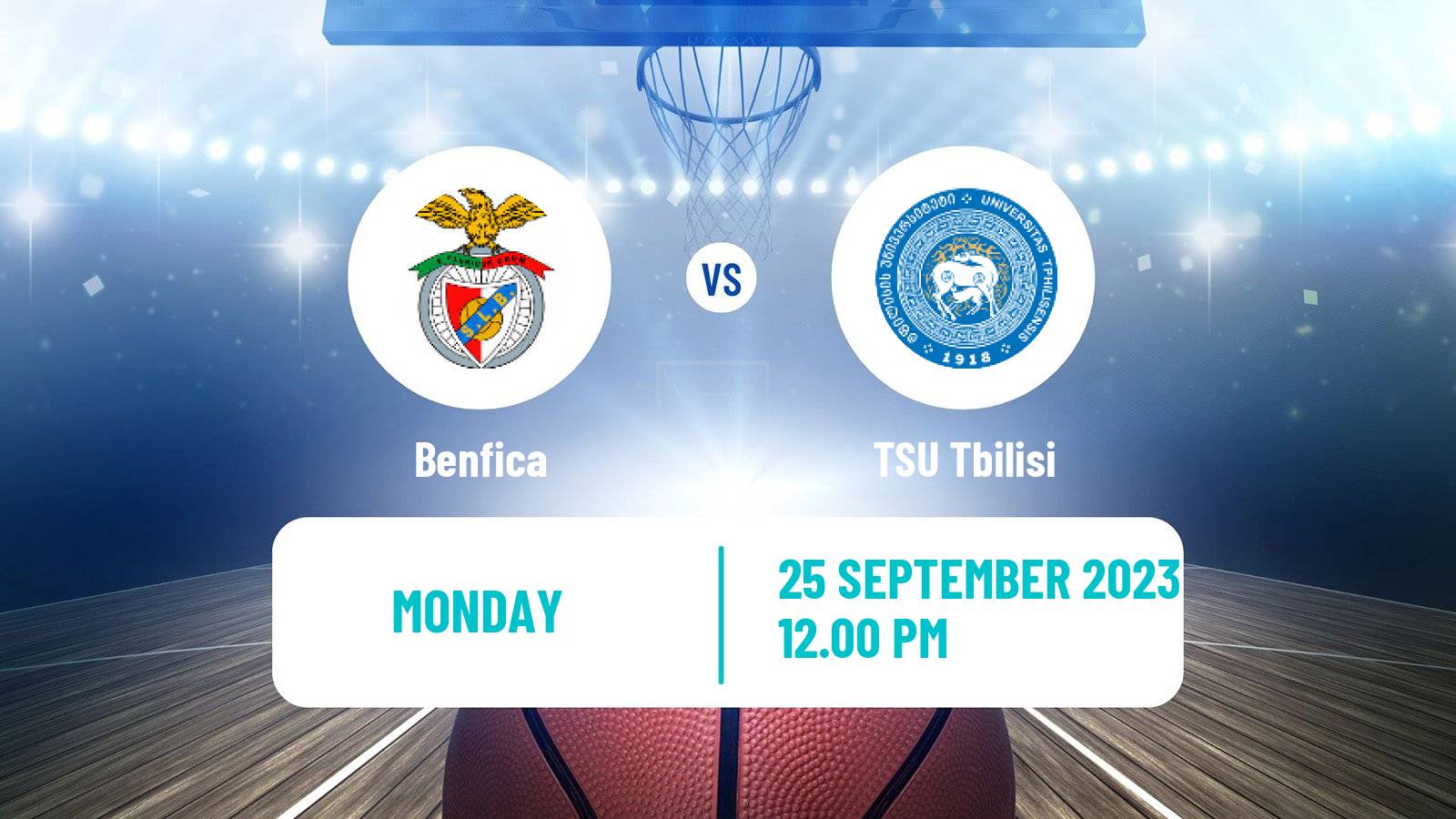 Basketball Champions League Basketball Benfica - TSU Tbilisi