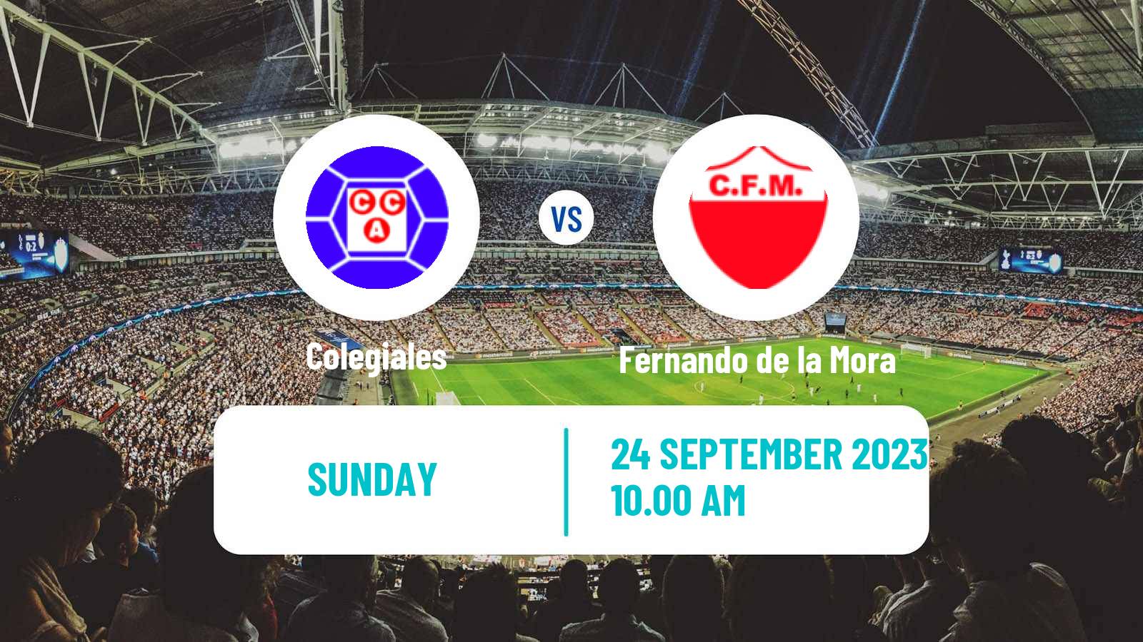 Soccer Paraguayan Division Intermedia Colegiales - Fernando de la Mora