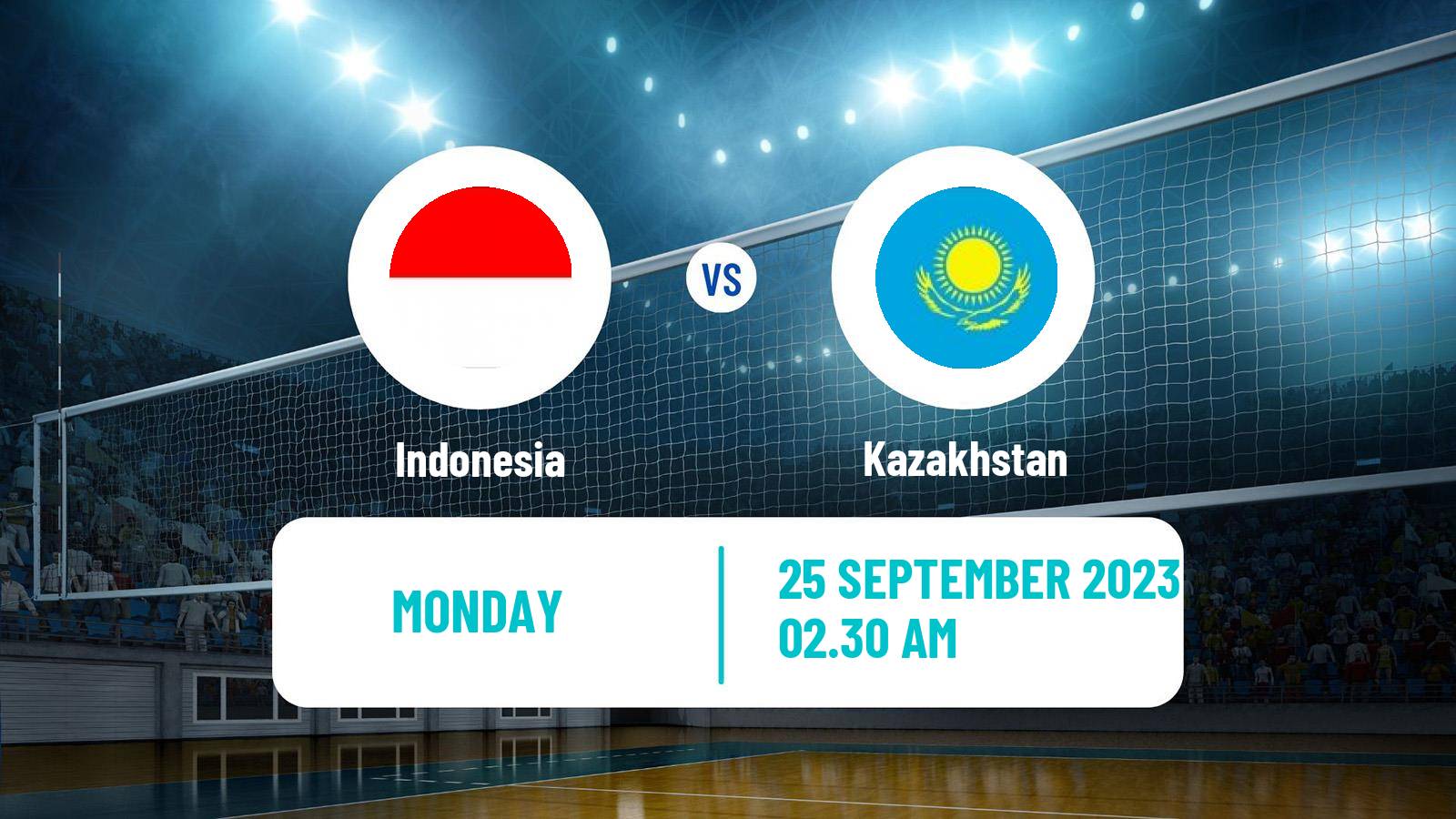 Volleyball Asian Games Volleyball Indonesia - Kazakhstan