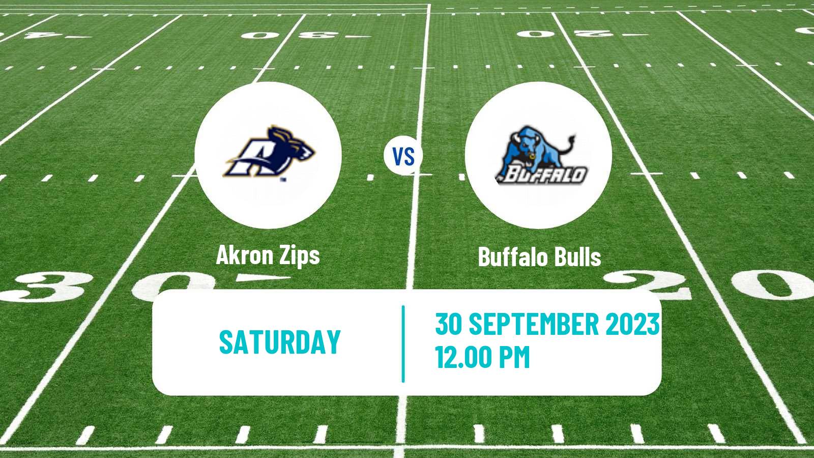 American football NCAA College Football Akron Zips - Buffalo Bulls