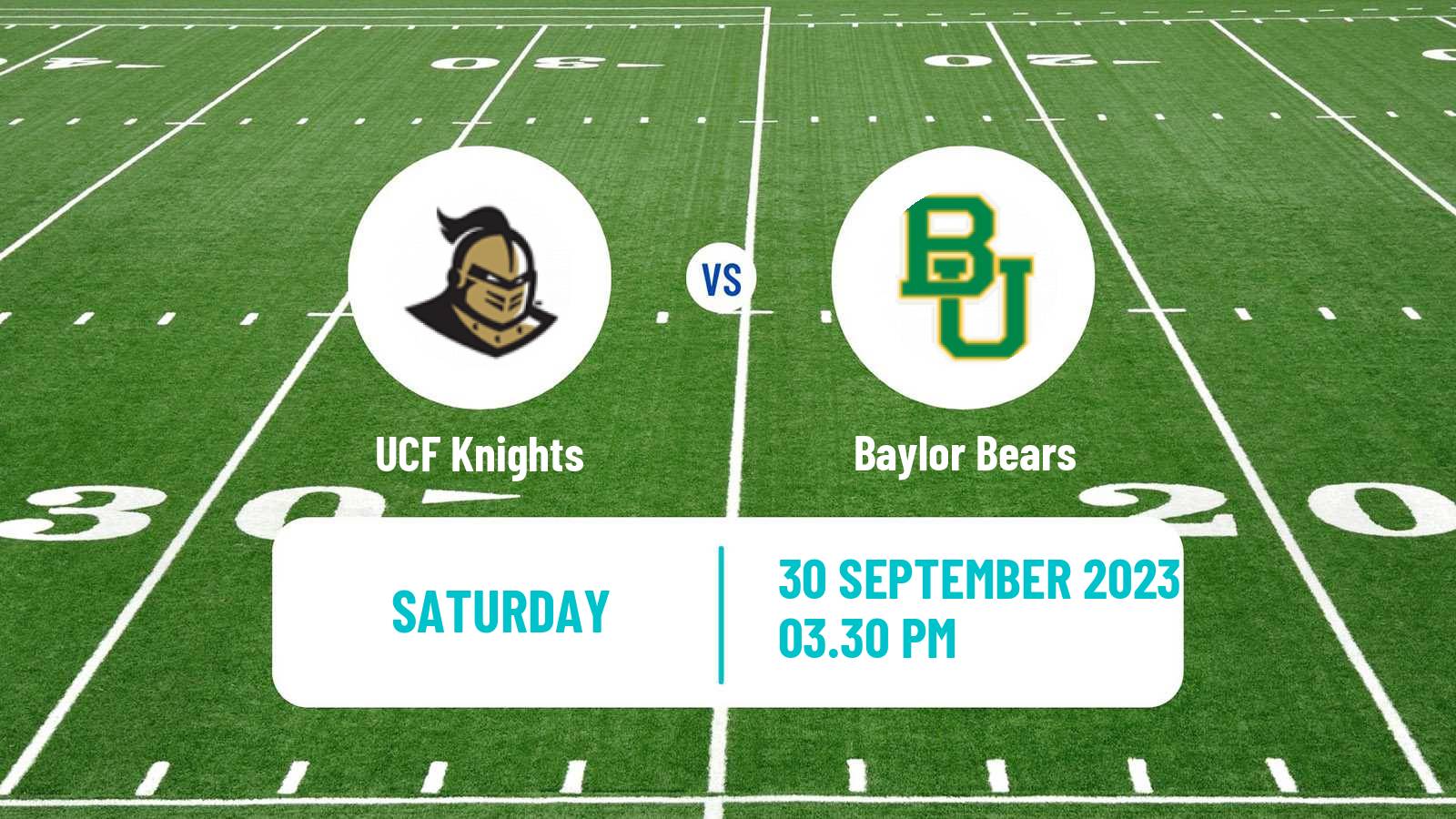 American football NCAA College Football UCF Knights - Baylor Bears