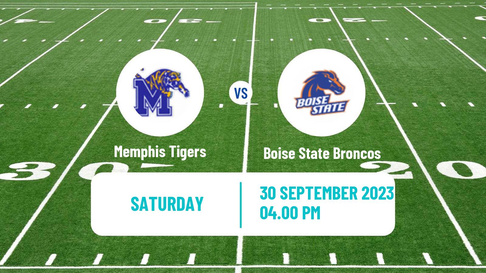 American football NCAA College Football Memphis Tigers - Boise State Broncos