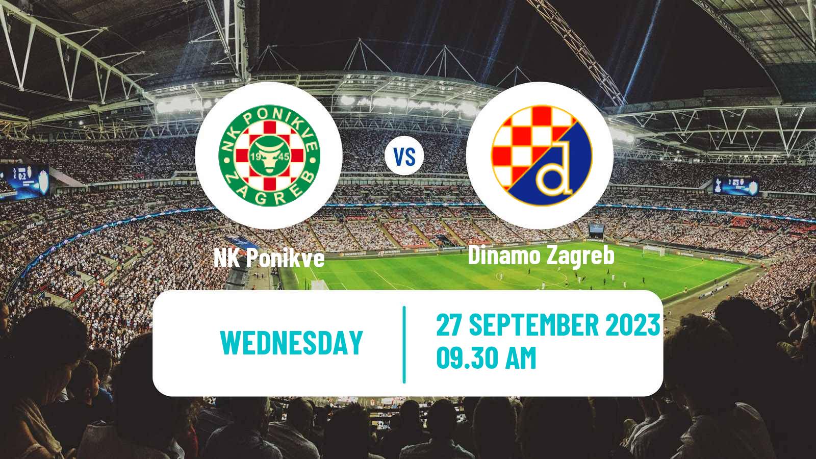 Soccer Croatian Cup Ponikve - Dinamo Zagreb