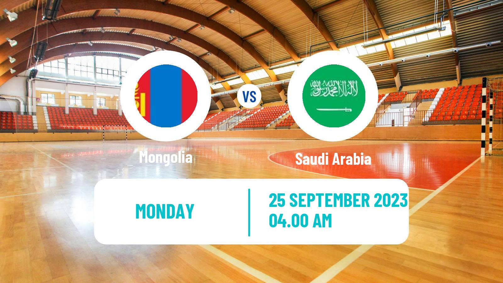 Handball Asian Games Handball Mongolia - Saudi Arabia