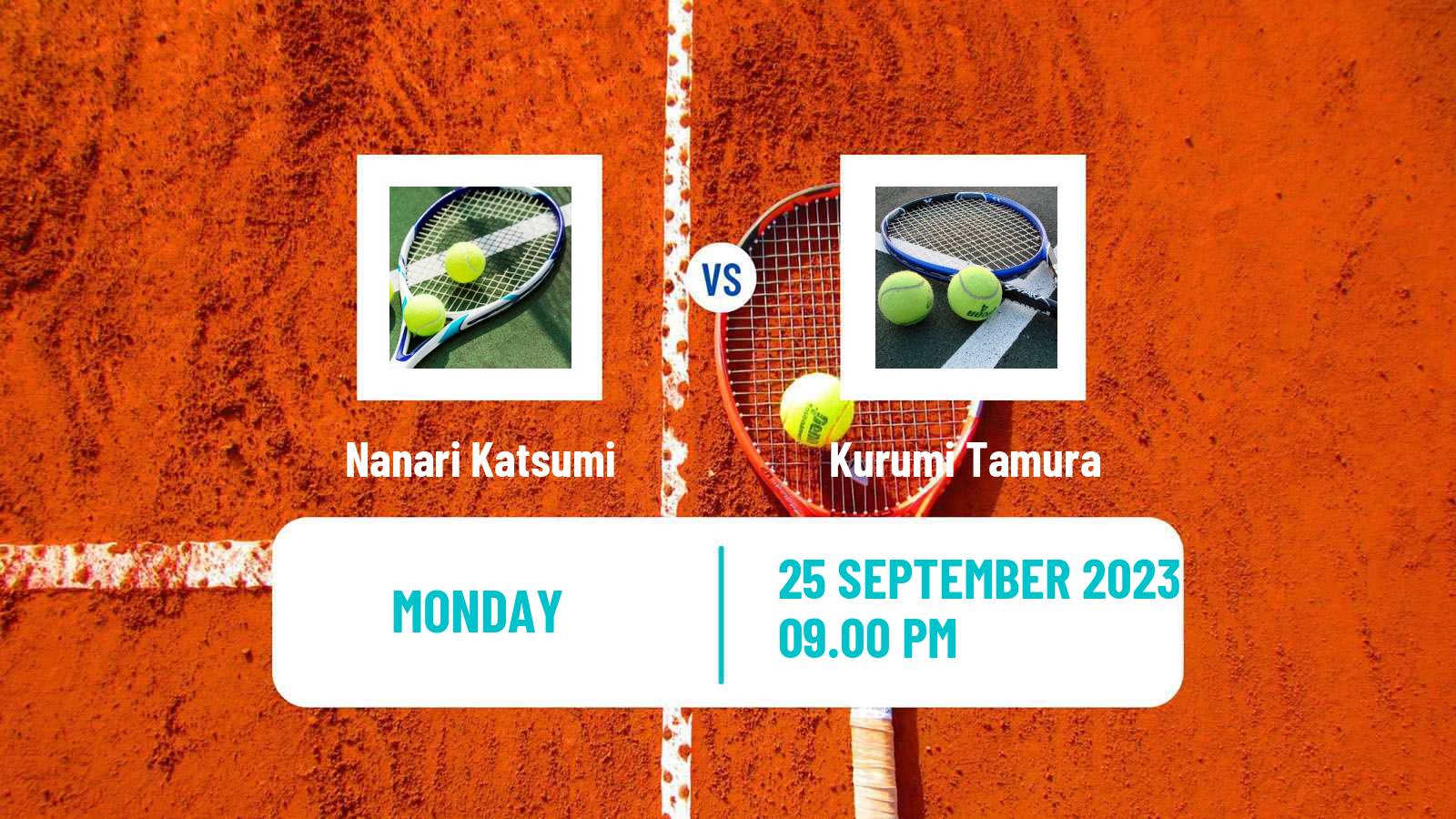 Tennis ITF W40 Nanao Women Nanari Katsumi - Kurumi Tamura