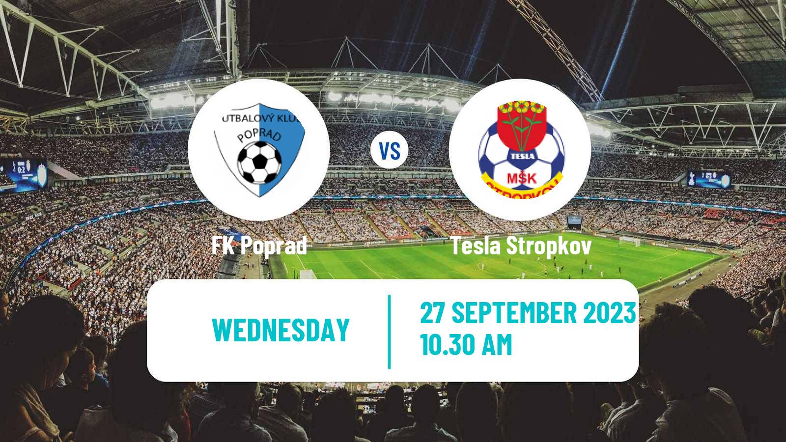 Soccer Slovak Cup Poprad - Tesla Stropkov